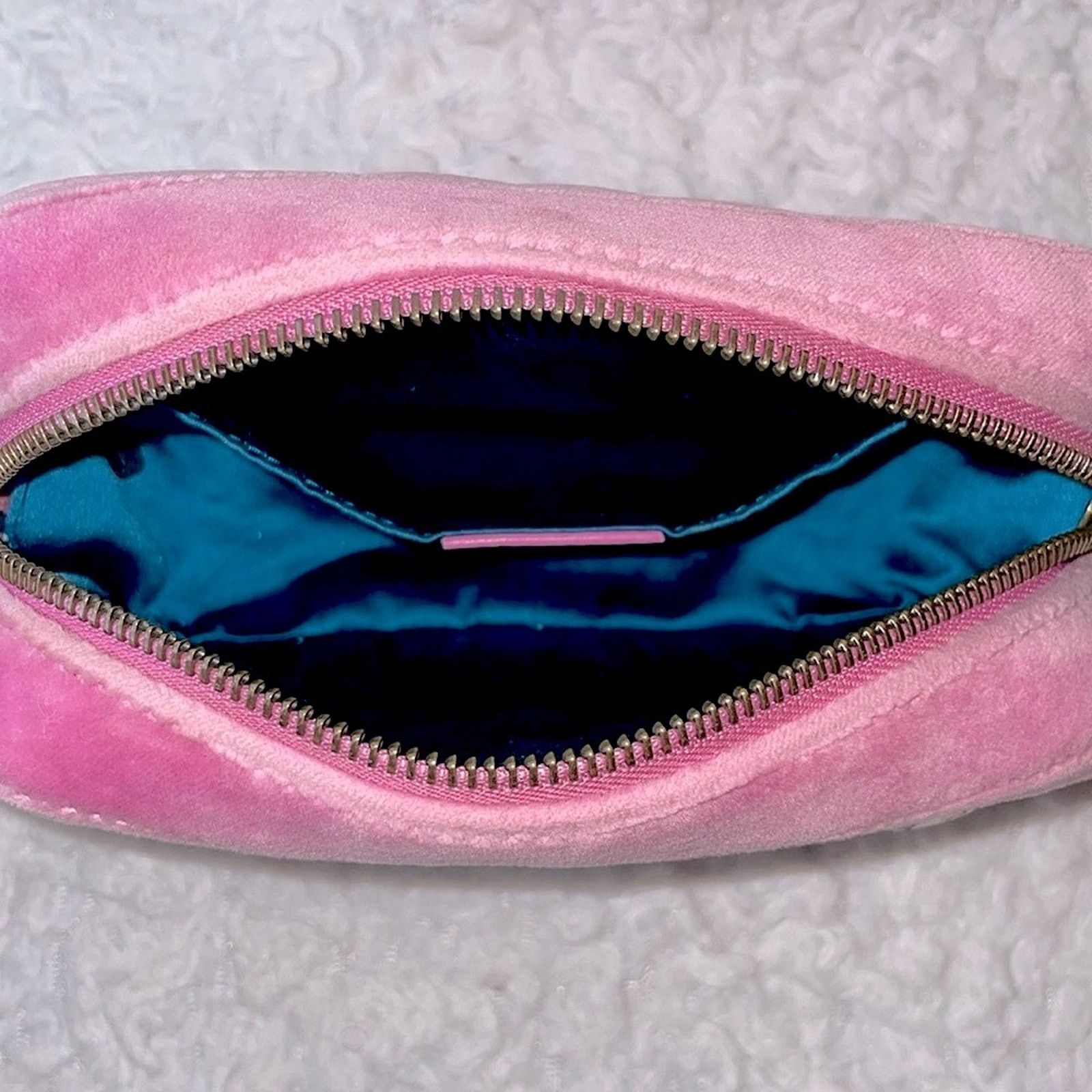 Gucci Gucci GG Marmont Velvet Crystal Mini Bag Pink 448065 Size ONE SIZE - 13 Thumbnail