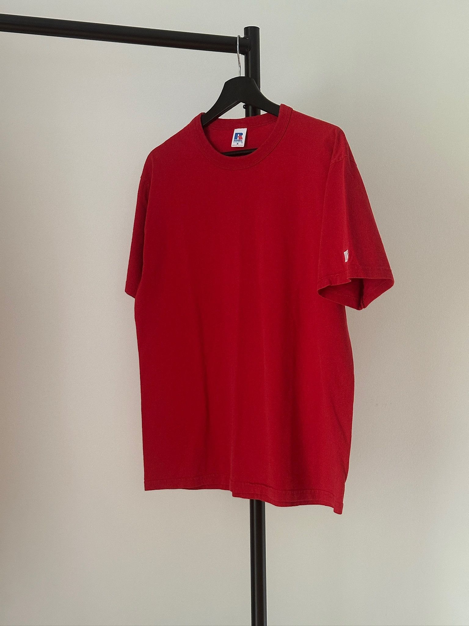 Russell Athletic × Vintage Vintage 90s Russell Athletic Blank T-Shirt Size US M / EU 48-50 / 2 - 1 Thumbnail