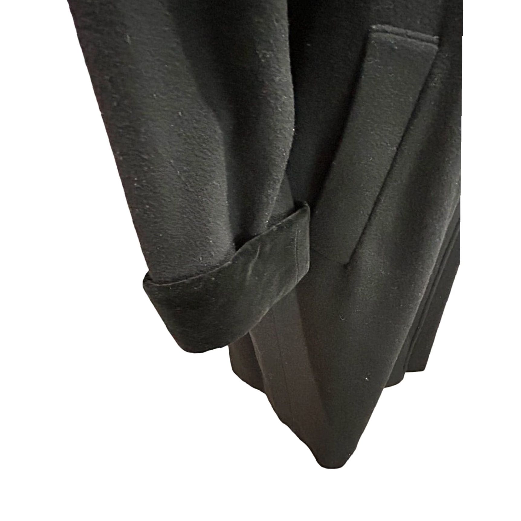 Velvet VINTAGE Herman Kay Petite Womens Jacket Wool Black Velvet Trim 10P Size 10P Womens Wool Jacket Velvet Trim Vintage Size L / US 10 / IT 46 - 5 Thumbnail