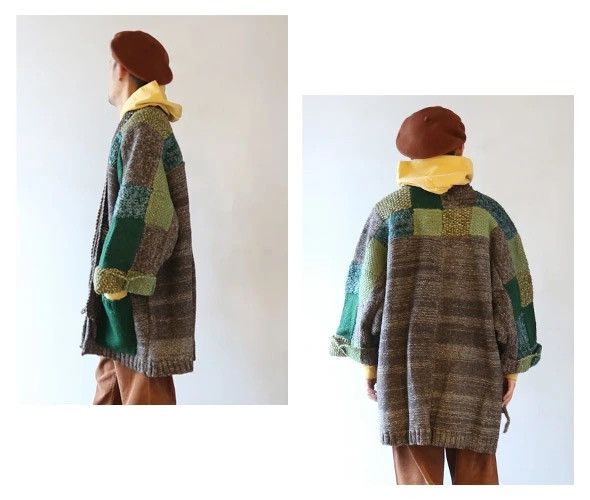 Kapital KAPITAL Capital 3G Wool Hand Knit TUGIHAGI KESA Cardigan Size US L / EU 52-54 / 3 - 8 Thumbnail