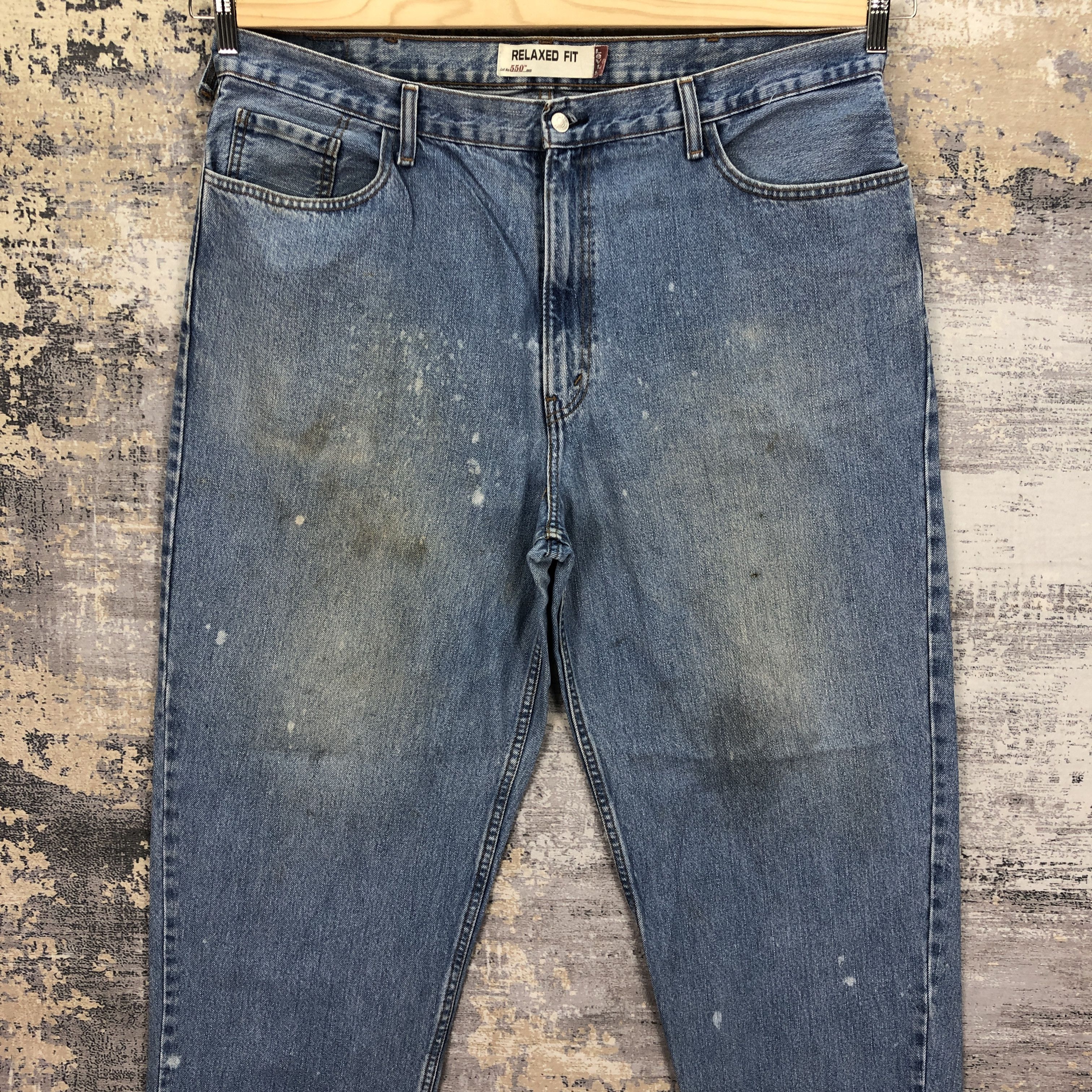 Levi's Vintage Y2K Levis Light Wash Jeans Dirty Levi's Faded Denim Size US 40 / EU 56 - 3 Thumbnail