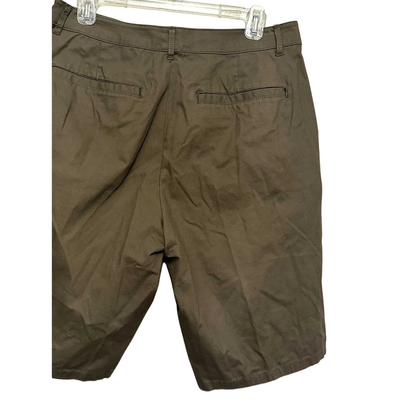 Asos ASOS Chino Shorts Pocket Relaxed Fit Dark Green Mens 30 NWOT Size US 30 / EU 46 - 8 Thumbnail