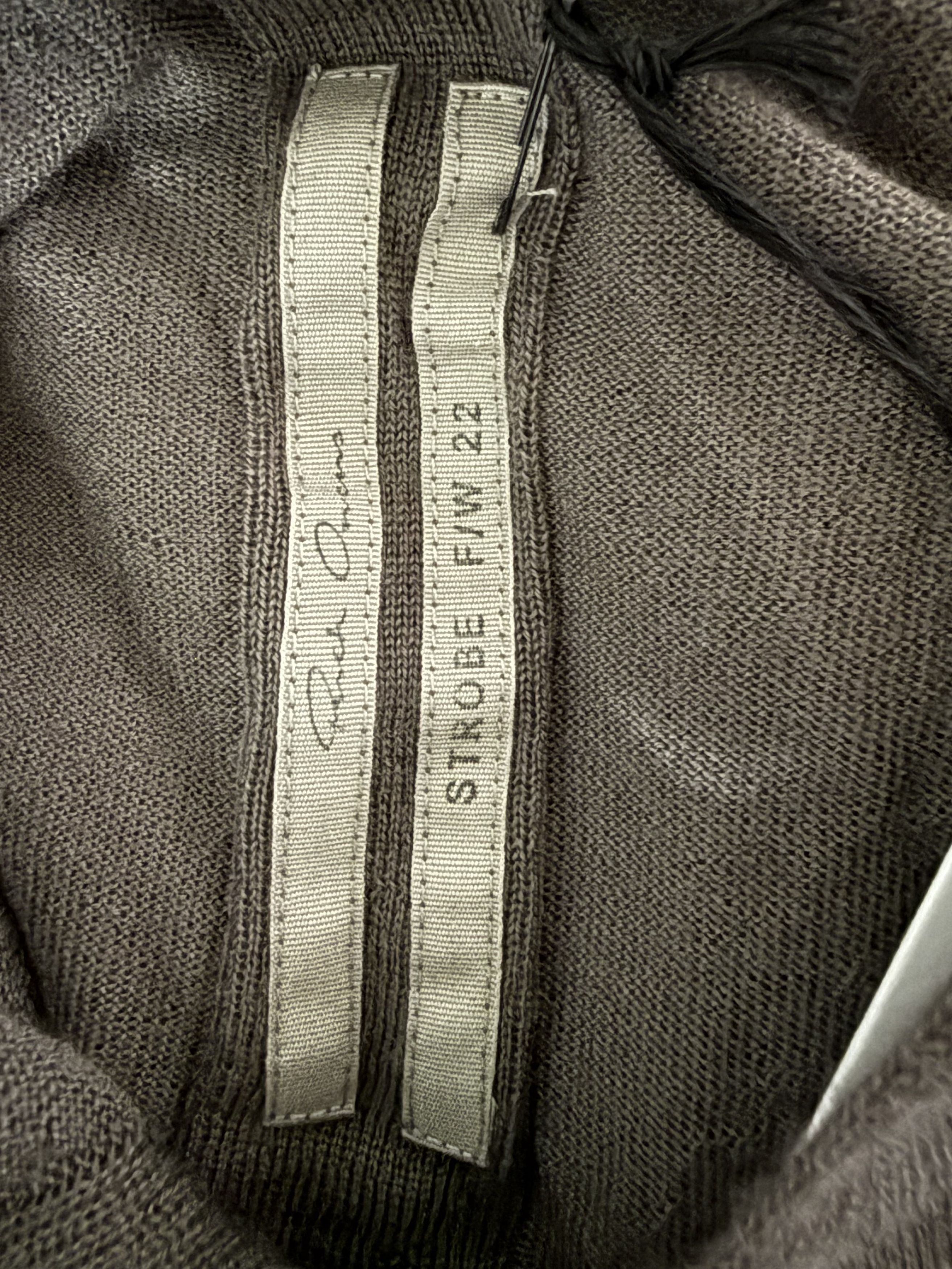 Rick Owens Cashmere Light Sweater Hoodie Size US XL / EU 56 / 4 - 8 Thumbnail