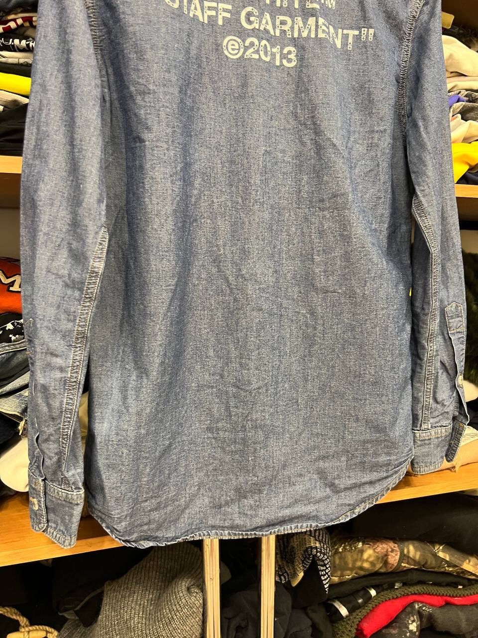 Off-White Off White Staff Garment Hype Logo Shirt Button Up Size US XS / EU 42 / 0 - 13 Thumbnail