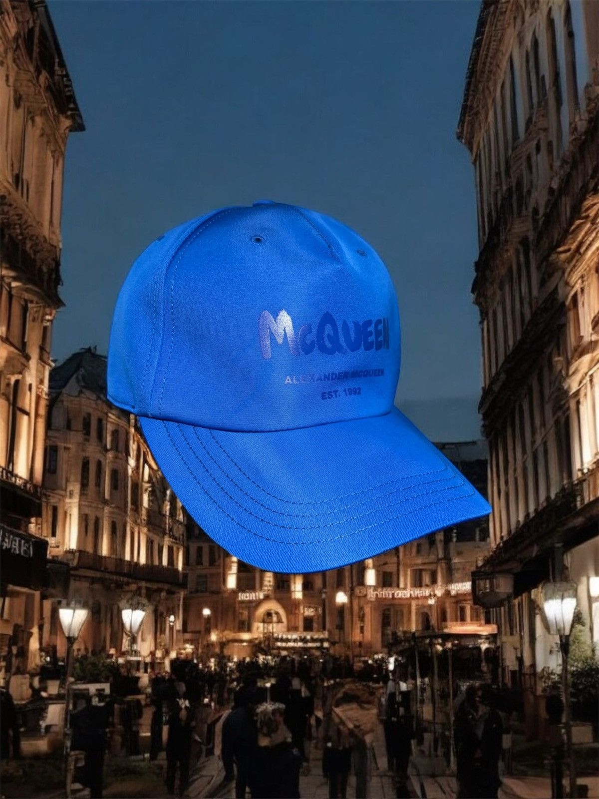 Alexander McQueen Alexander McQueen logo-print baseball cap Size ONE SIZE - 1 Thumbnail