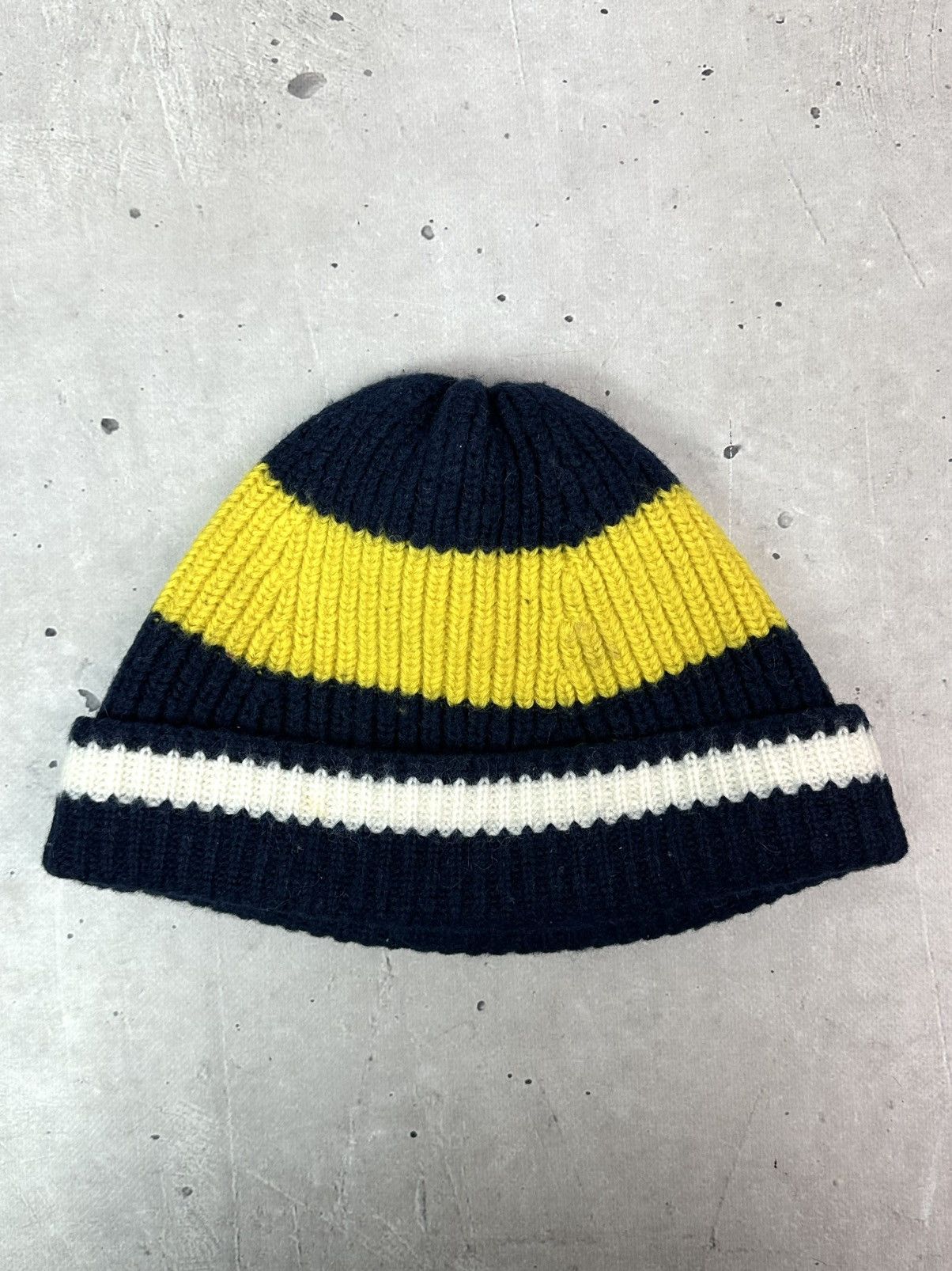 The Workers Club The Workers Club Wool Stripped Beanie Hat Size ONE SIZE - 3 Thumbnail