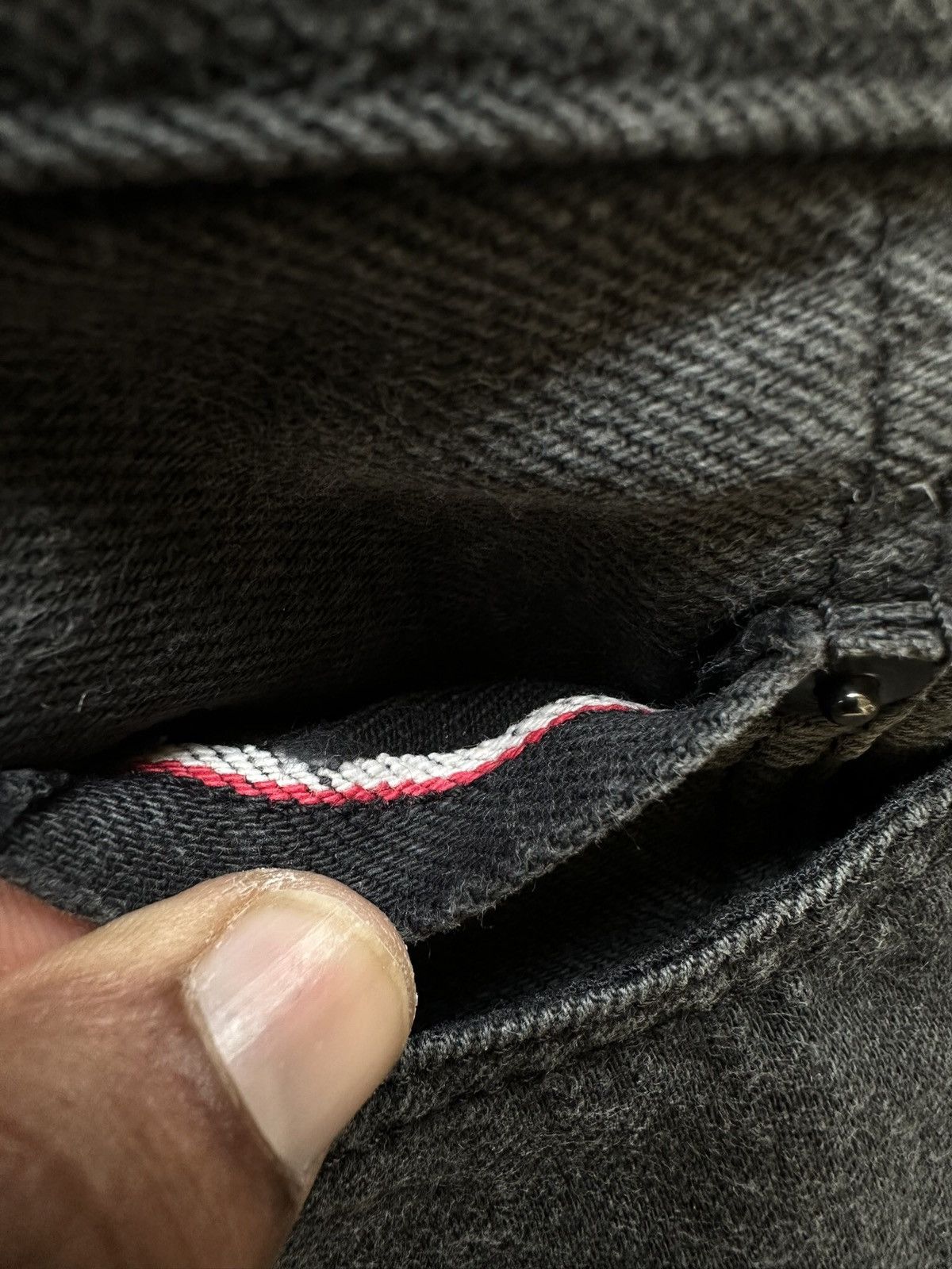 Comme Ca Ism 1998 Comme Ca Du Mode Men super black selvedge jeans Size US 30 / EU 46 - 14 Thumbnail