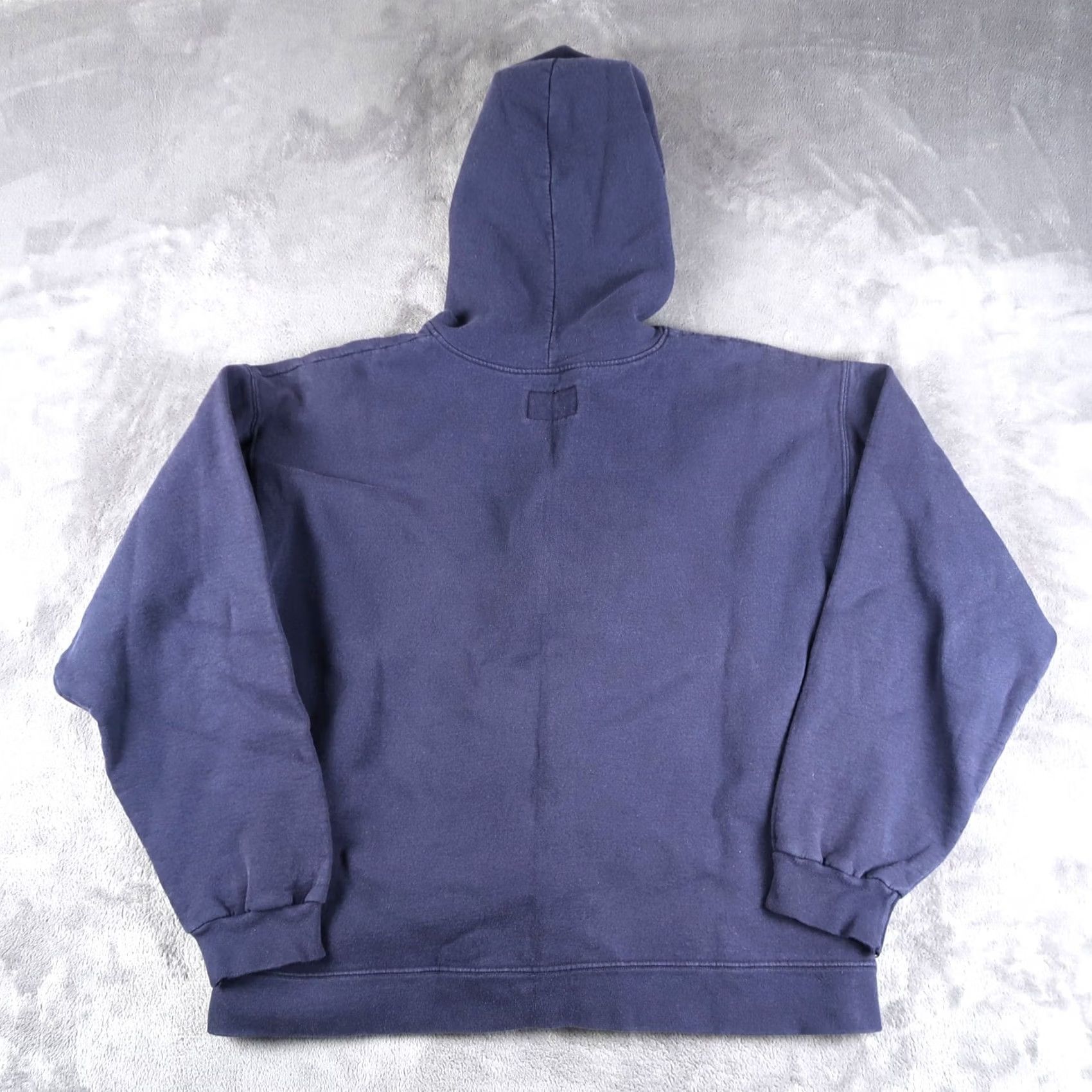 Starter VINTAGE Starter Hoodie M Blue 90s Sports Full Zip Logo Crew Neck Men Size US M / EU 48-50 / 2 - 2 Thumbnail