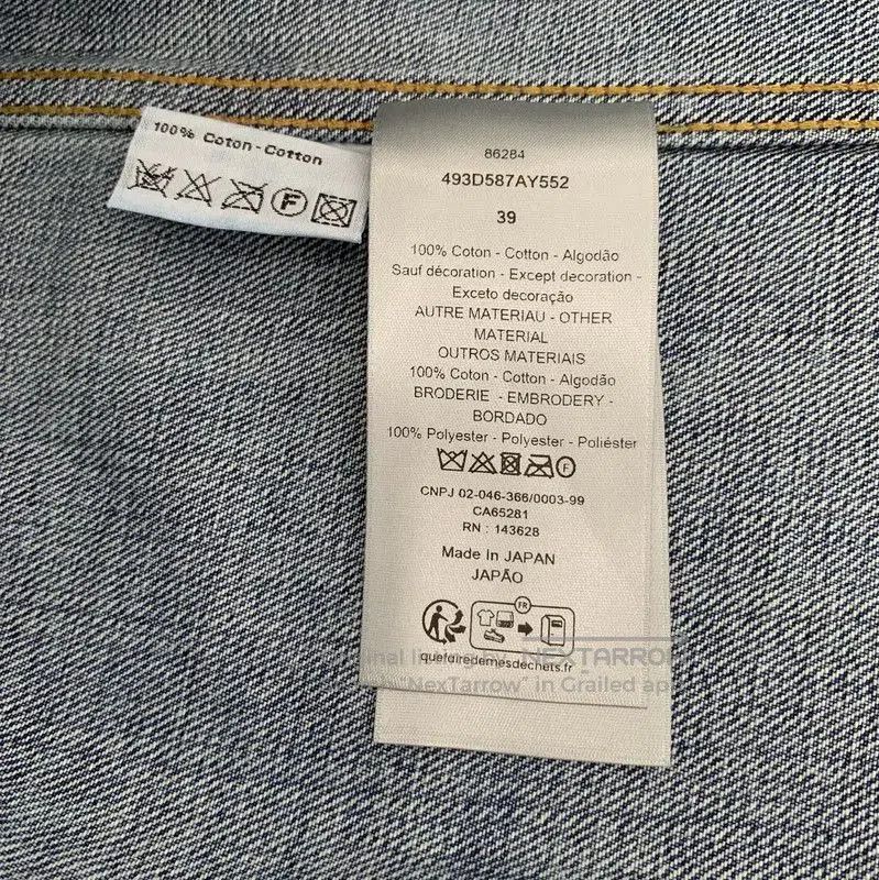Dior Dior Blue Cotton Women's Shirt . Size XXS / US 00 / IT 34 - 8 Thumbnail