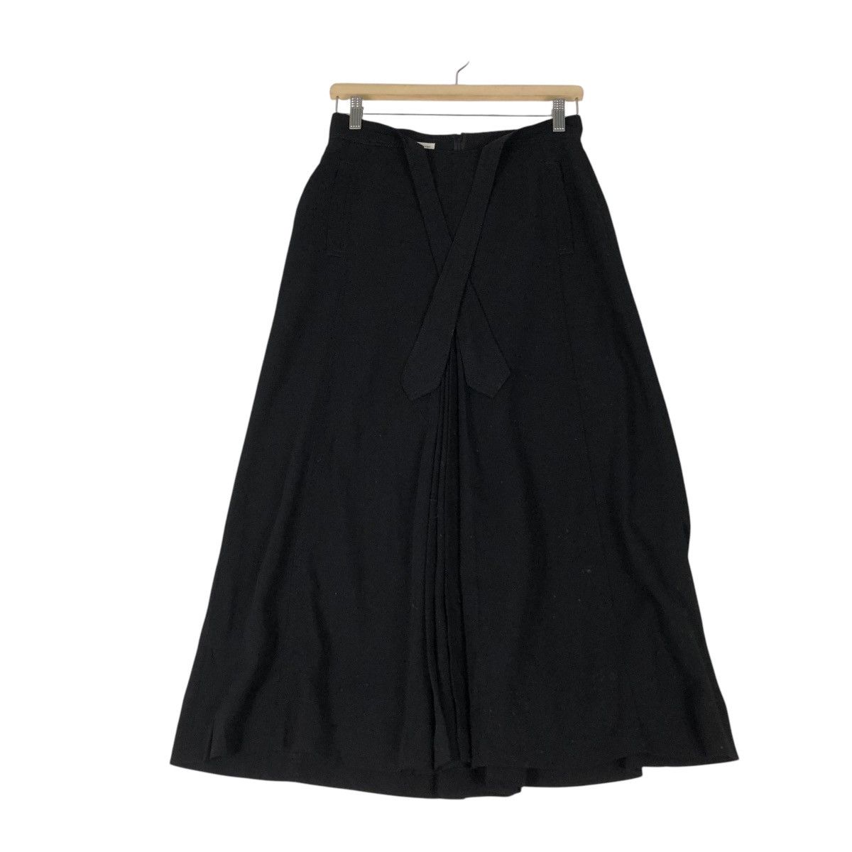 Dries Van Noten 🔥RICH BLACK LONG SKIRT RUNWAY DRIES VAN NOTEN BELGIUM Size 28" / US 6 / IT 42 - 1 Thumbnail