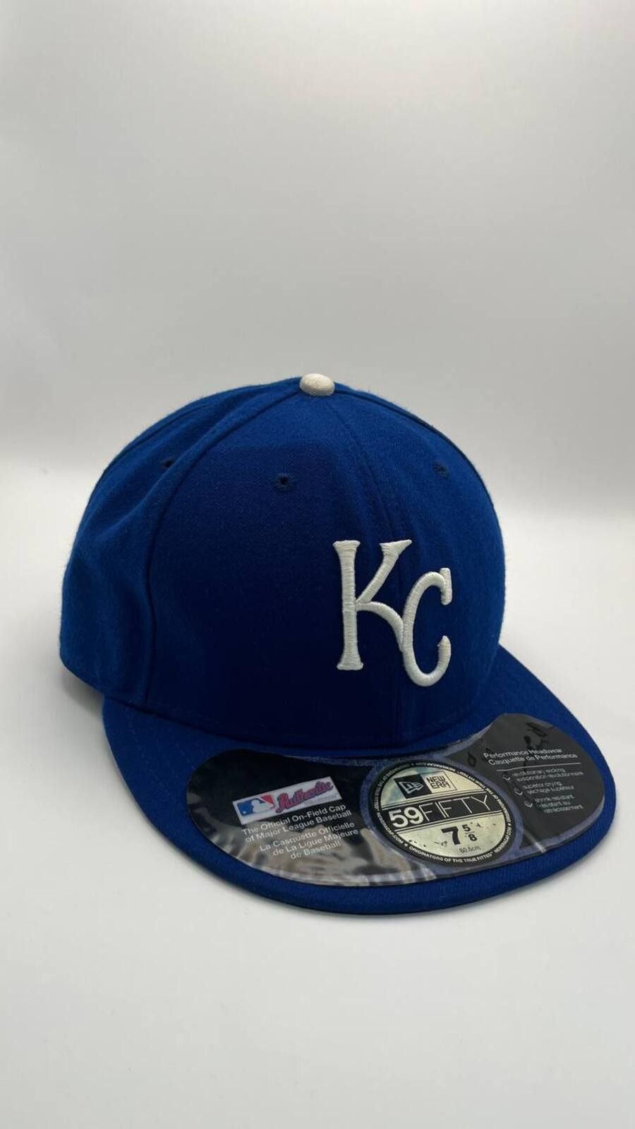 New Era New Era Kansas City Royals 59FIFTY Fitted Cap 7 5/8 Blue Size ONE SIZE - 1 Thumbnail