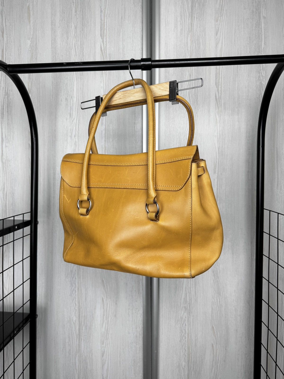 Bogner Bogner Beige Brown Genuine Leather Satchel Shoulder bag Size ONE SIZE - 10 Thumbnail