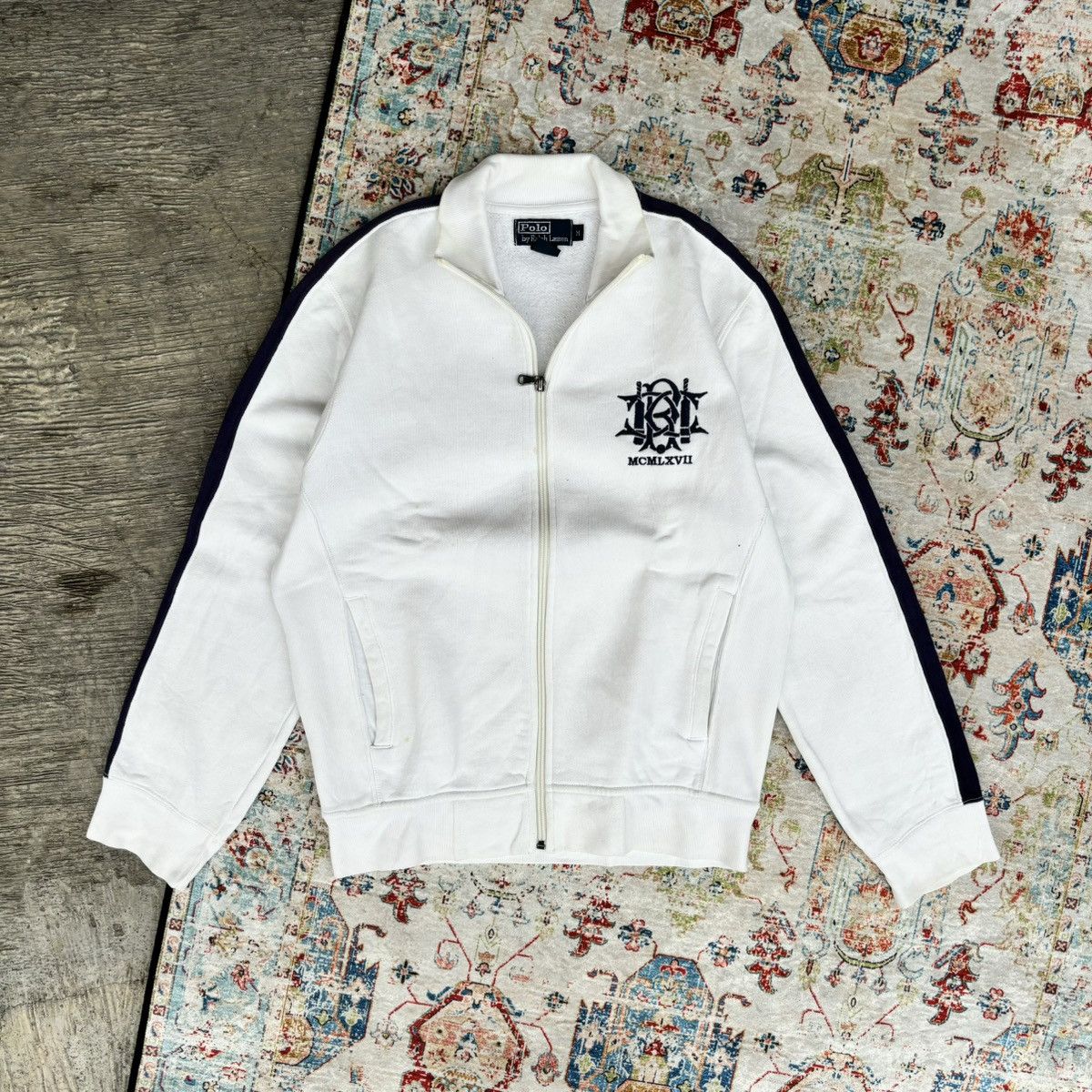 Polo Ralph Lauren × Ralph Lauren Vintage Ralph Lauren full zip Size US M / EU 48-50 / 2 - 1 Thumbnail