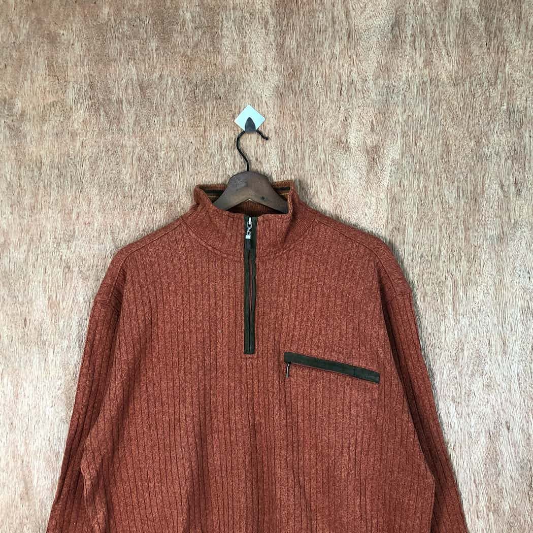 Renoma × Vintage Vintage Renoma Orange Sweatshirt #288 Size US XL / EU 56 / 4 - 2 Thumbnail