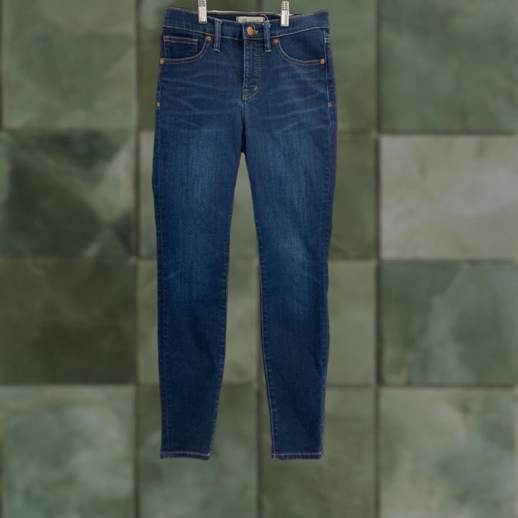 Madewell Madewell Womens High Rise Skinny Jeans Blue Cotton Blend Size 26 Size 26" / US 2 / IT 38 - 1 Thumbnail