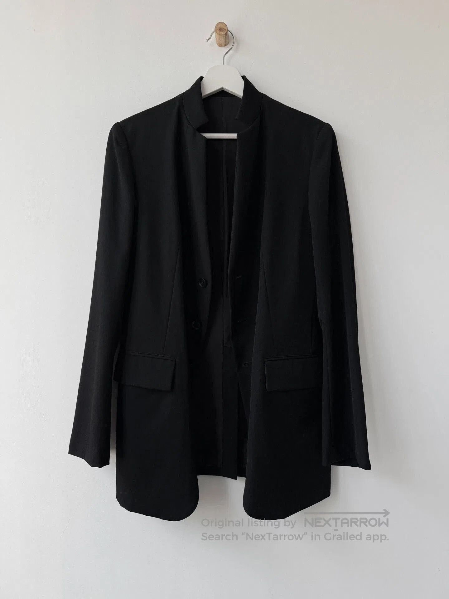 Y's yohji yamamoto y's black minimalist blazer. Size US M / EU 48-50 / 2 - 1 Thumbnail