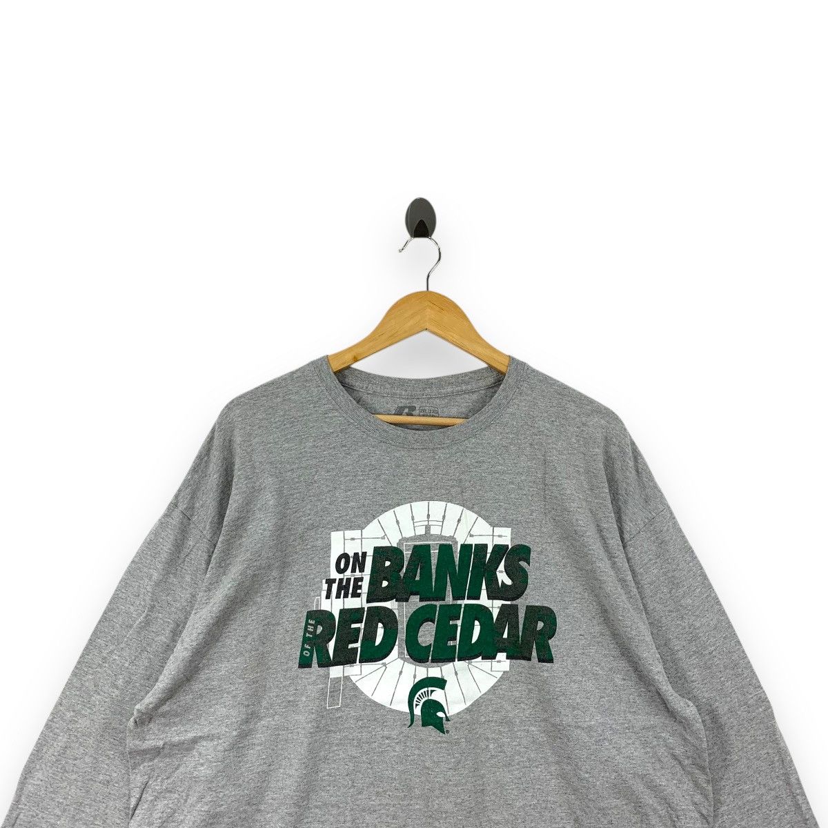 Other MICHIGAN STATE On The Banks Of The Res Cedar Tee Shirt Size US XXL / EU 58 / 5 - 2 Thumbnail