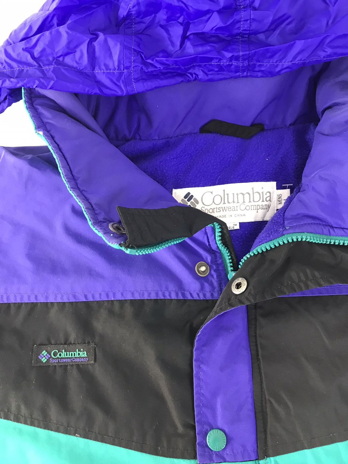Columbia Vintage 90s Columbia Insulated Inner Multi Pockets Jacket Size US L / EU 52-54 / 3 - 3 Thumbnail