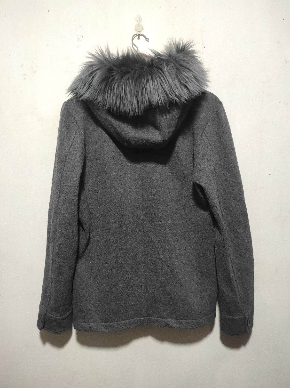 Japanese Brand HVC grey fur hoodie ifsix LGB style gray Size US M / EU 48-50 / 2 - 11 Thumbnail