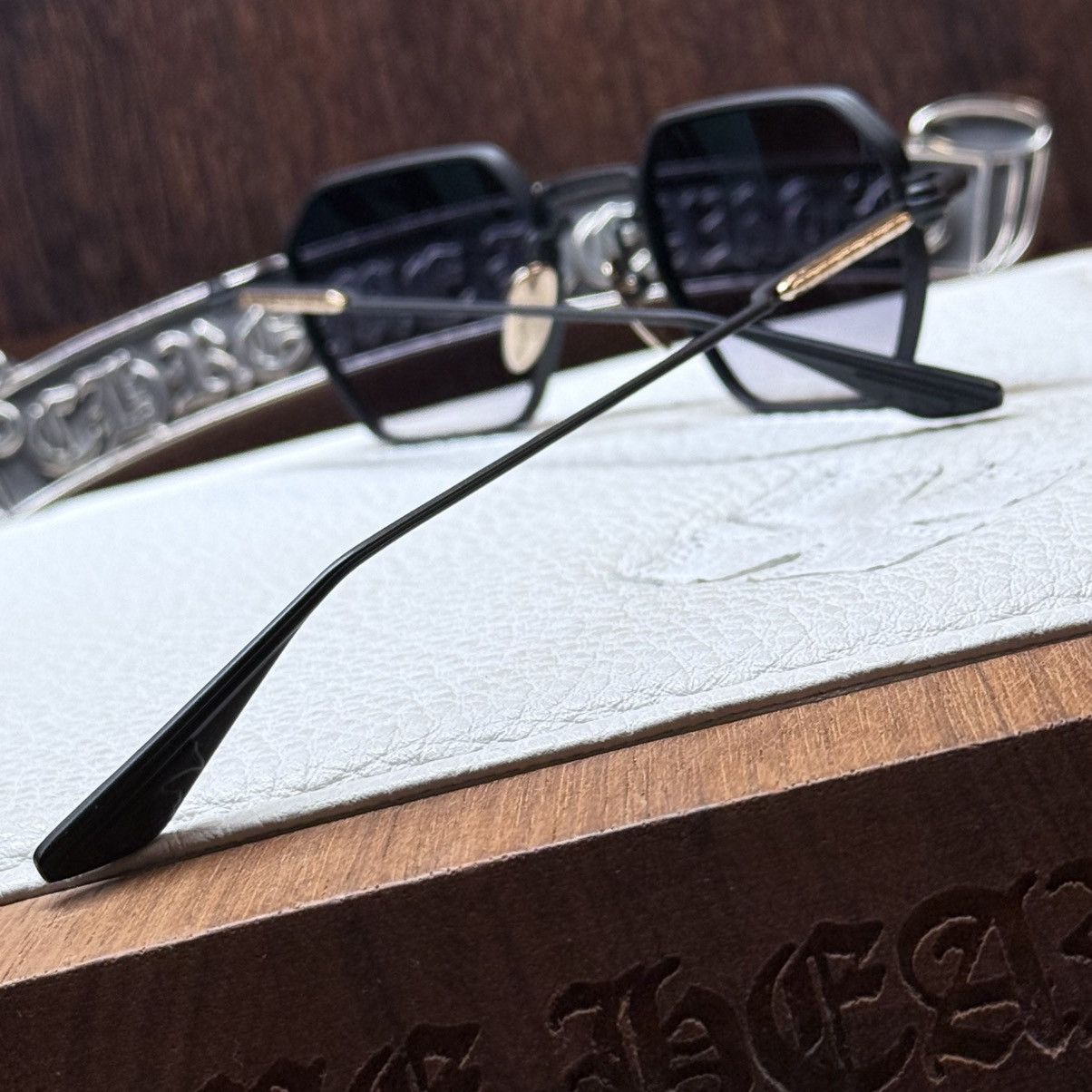 Chrome Hearts Chrome Hearts LUMP 1/1 ‘Dark Triad’ Sunglasses Size ONE SIZE - 11 Thumbnail