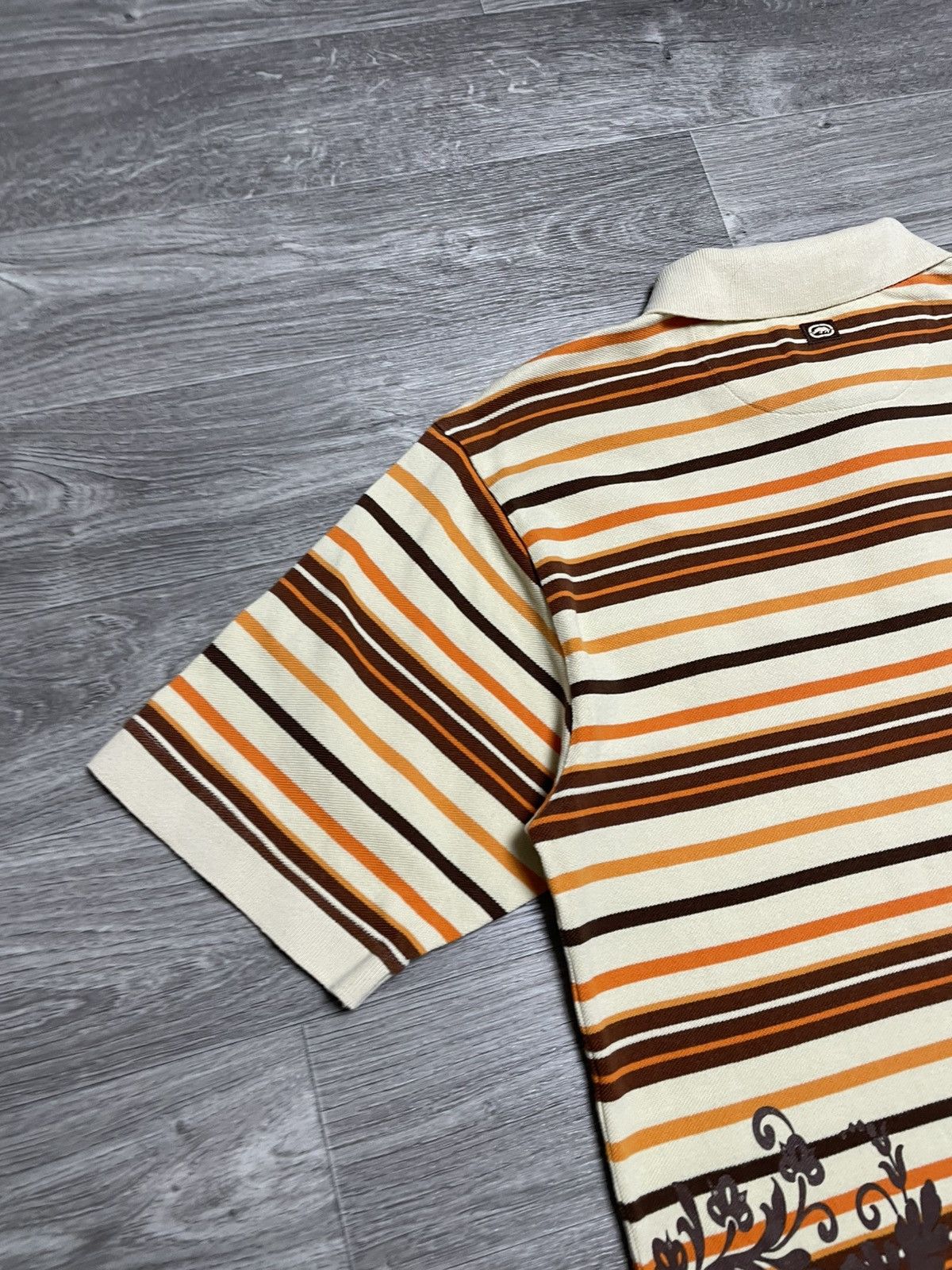 Ecko Unltd. Vintage Ecko Unltd Striped Retro Polo Shirt Hip Hop 90s Size US XL / EU 56 / 4 - 15 Thumbnail