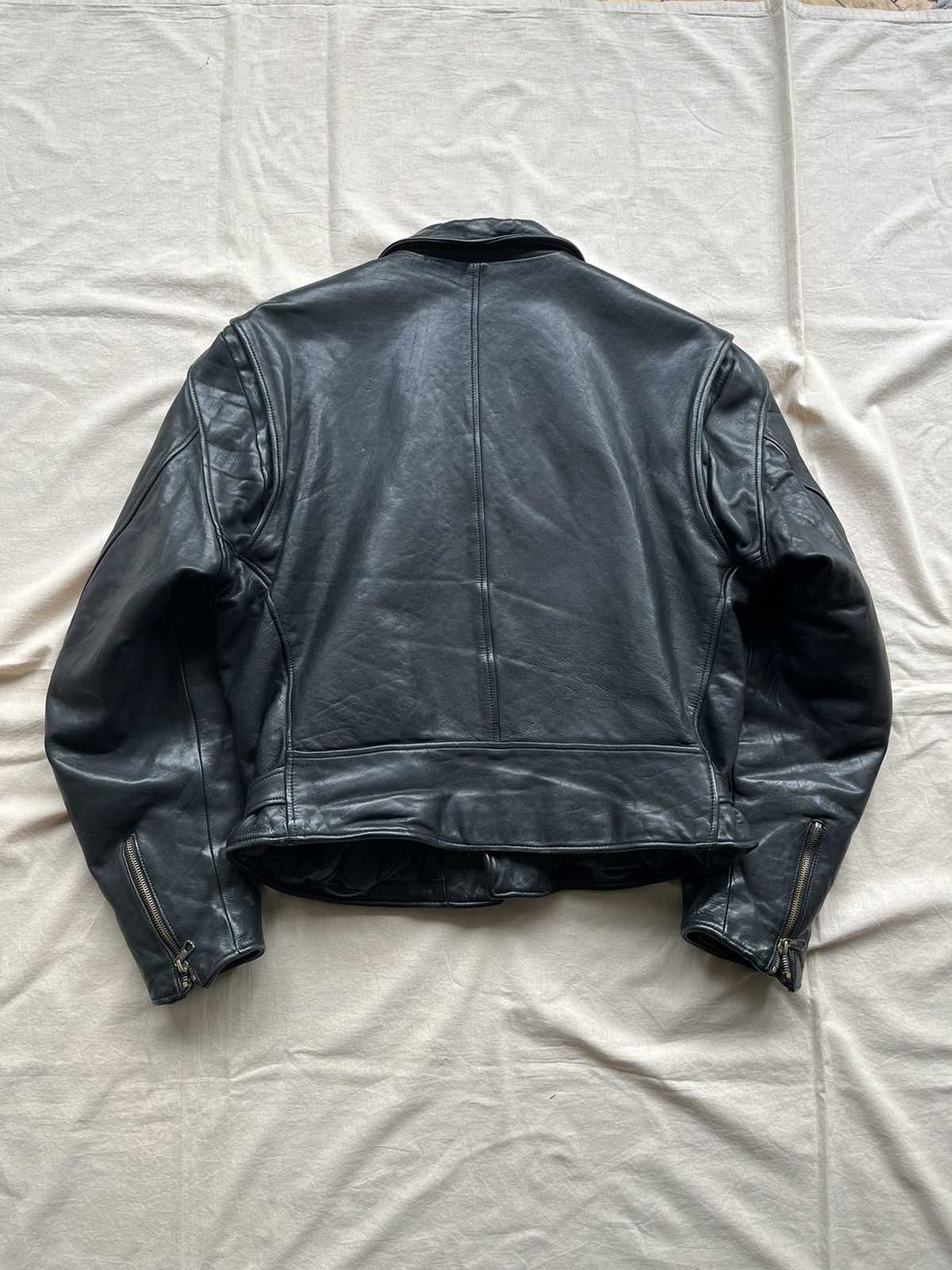Emporio Armani Emporio Armani 80s 90s Leather Biker Jacket Size US M / EU 48-50 / 2 - 11 Thumbnail