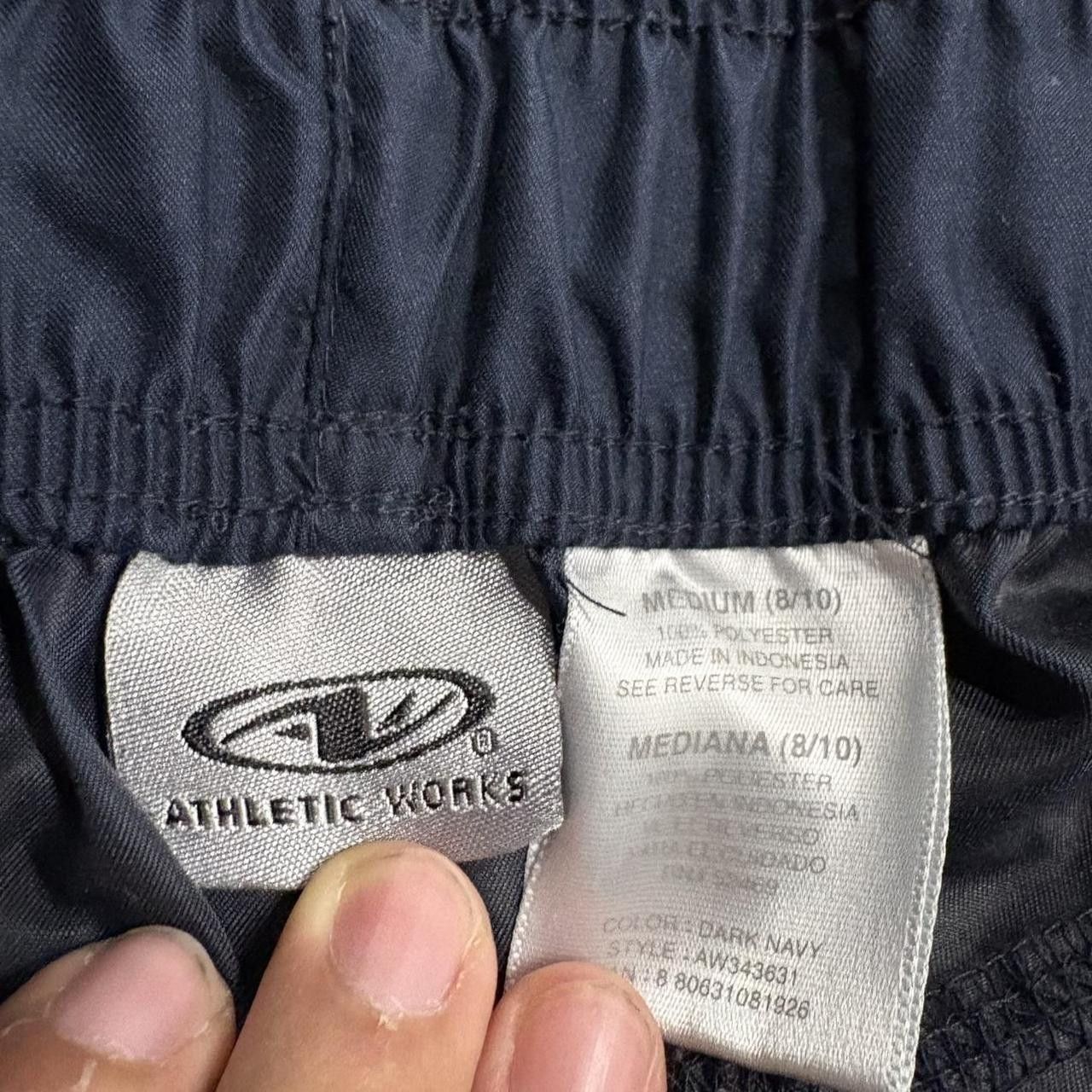 Vintage Crazy Vintage Y2K/2000s Baggy Wideleg Navy Blue Trackpants! Size US 30 / EU 46 - 6 Thumbnail