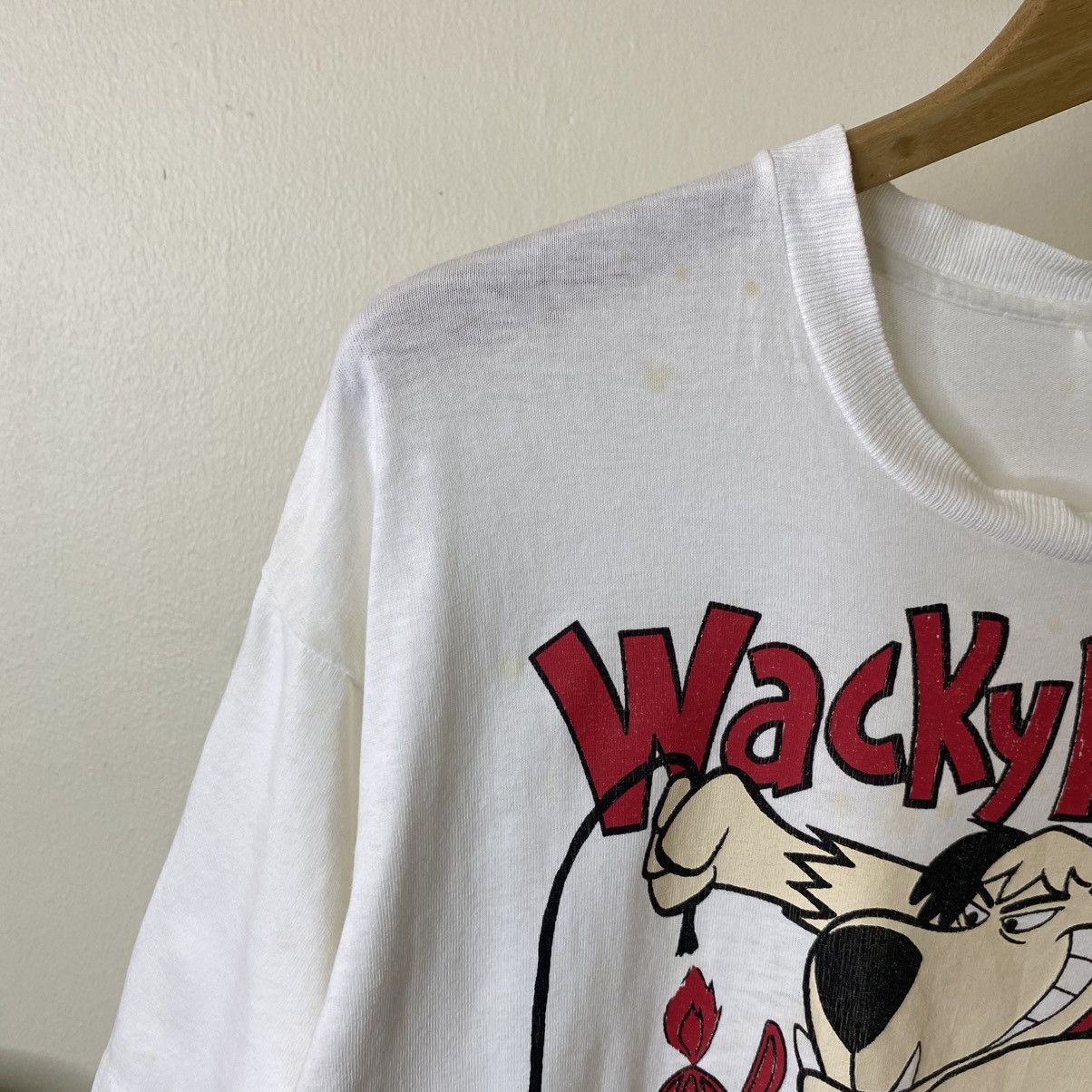 Vintage 1990s Wacky Races Hanna Barbera Cartoon T Shirt Size US M / EU 48-50 / 2 - 3 Thumbnail