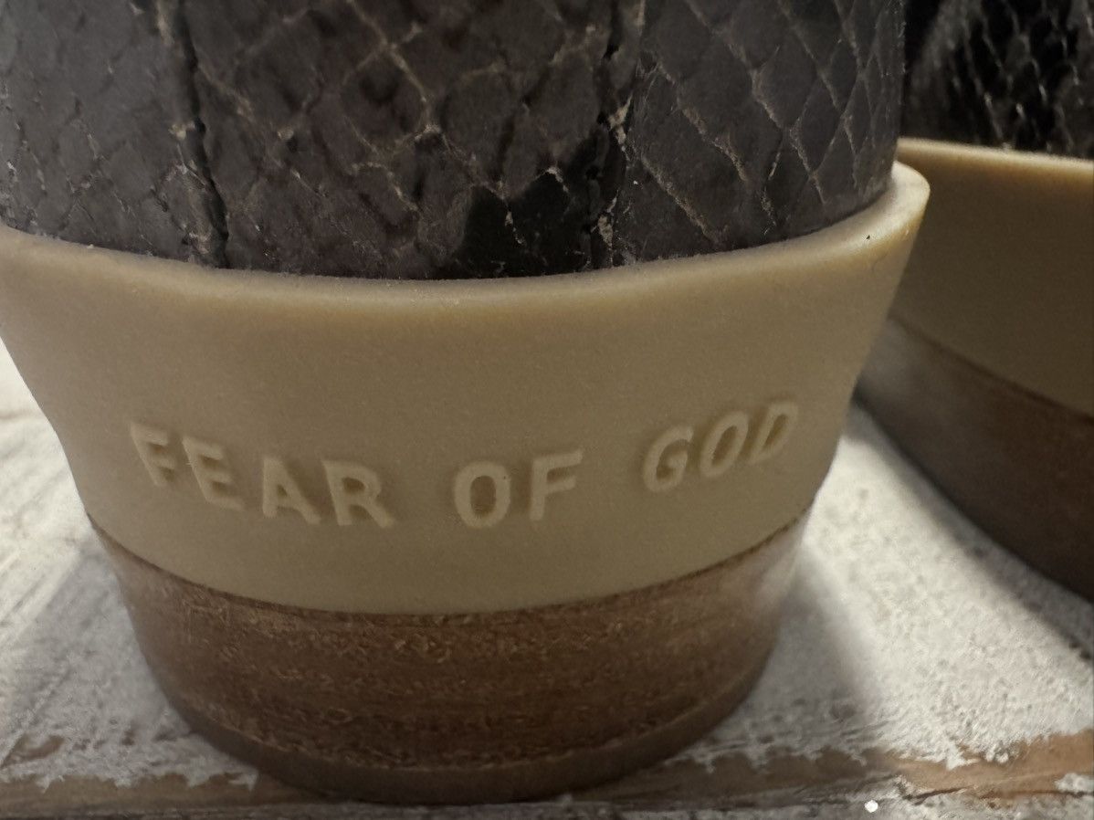 Fear of God Fear of God Sixth Collection Snakeskin Chelsea Boot Size US 12 / EU 45 - 9 Thumbnail