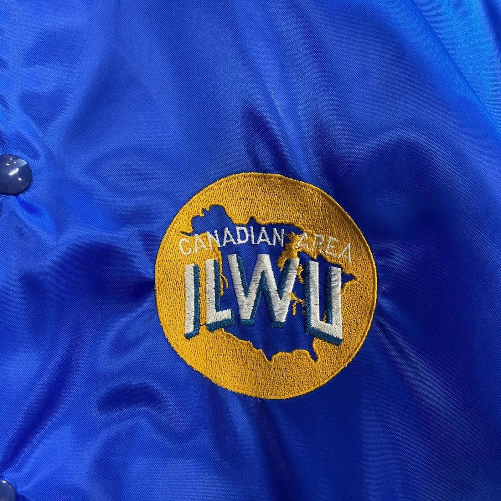 Vintage 80s Blue Canadian ILWU Jacket Size US M / EU 48-50 / 2 - 2 Thumbnail