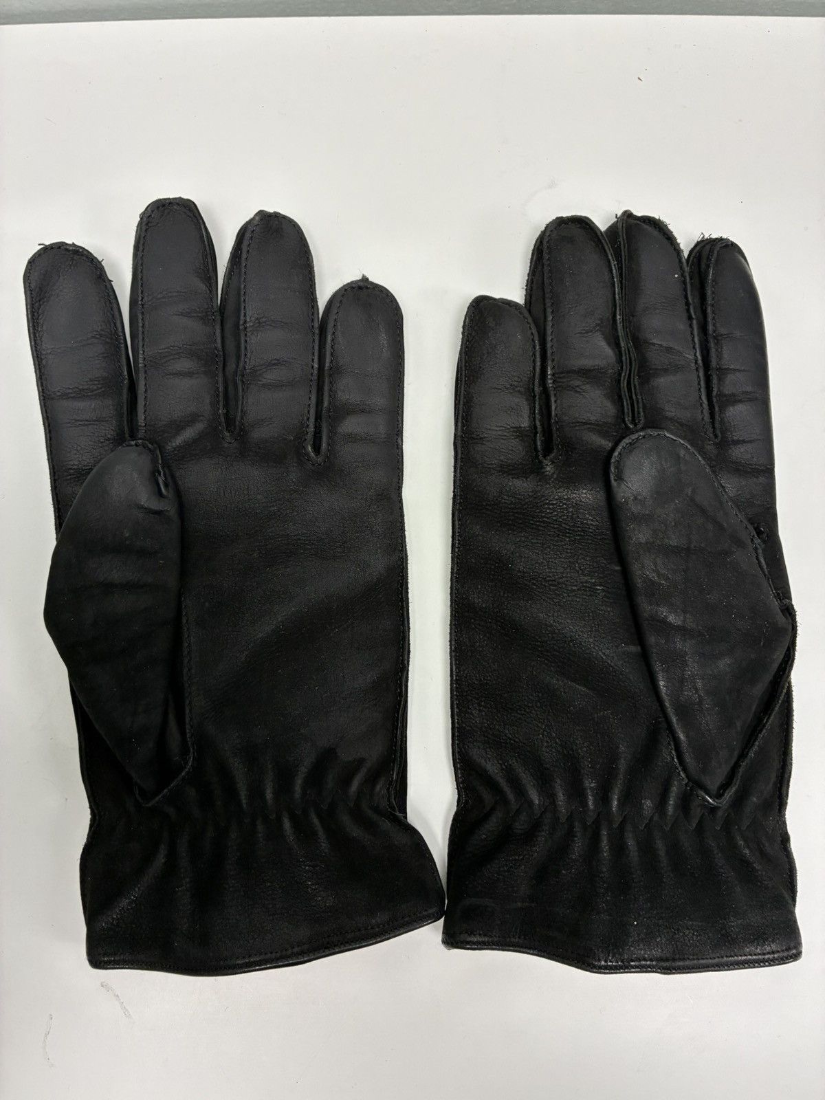 John Varvatos Cashmere Lined Leather Gloves Size ONE SIZE - 3 Thumbnail