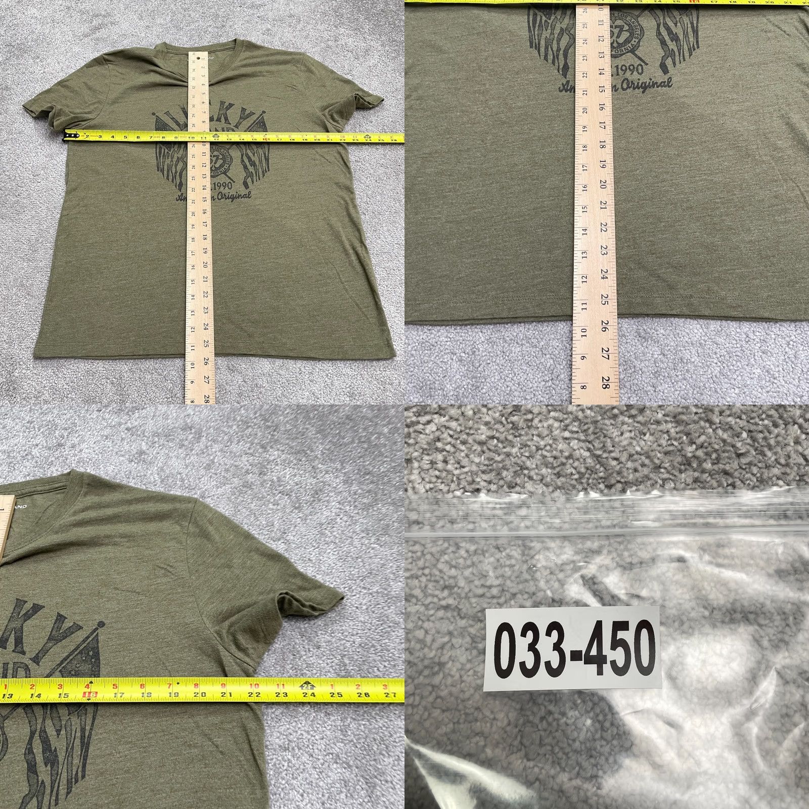 Lucky Brand Lucky Brand T-Shirt Large Green Graphic Crew Neck Short Sleeve Casual Tee Mens Size US L / EU 52-54 / 3 - 8 Thumbnail