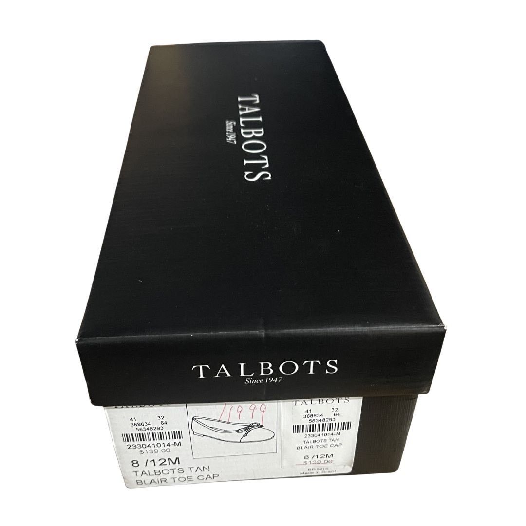 Talbots Blair Leopard Cap Toe Ballet Flats Shoes 100% Calf Hair NWB Size US 8.5 / IT 38.5 - 7 Thumbnail