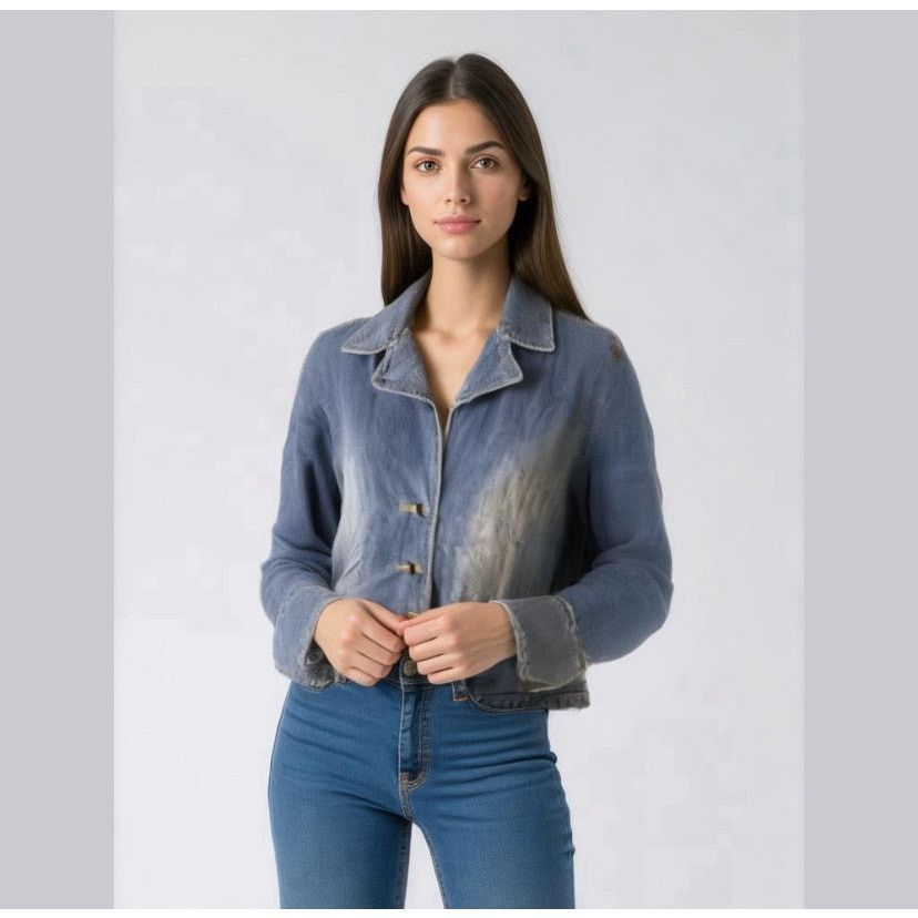 Other Faded Glory Blue Denim Jacket Women’s Small Classic Fit Jean Size S / US 4 / IT 40 - 1 Thumbnail
