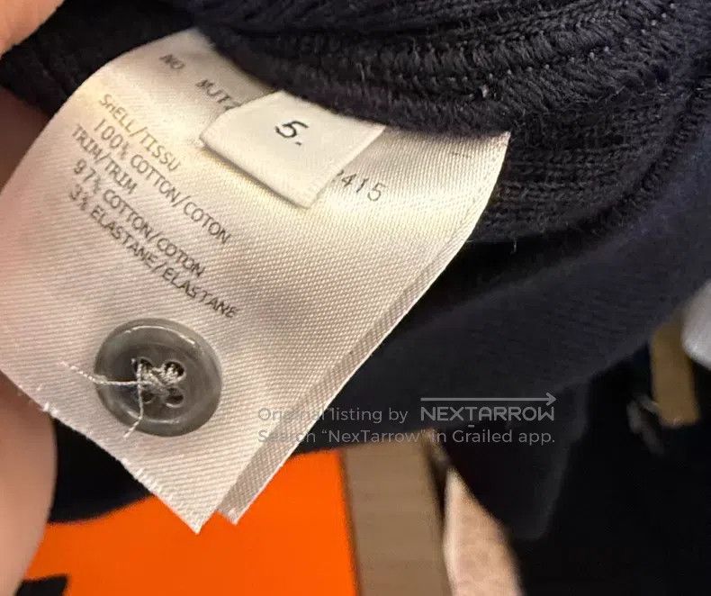 Thom Browne Thom Browne Navy Blue Knitted Top Size US XXL / EU 58 / 5 - 6 Thumbnail