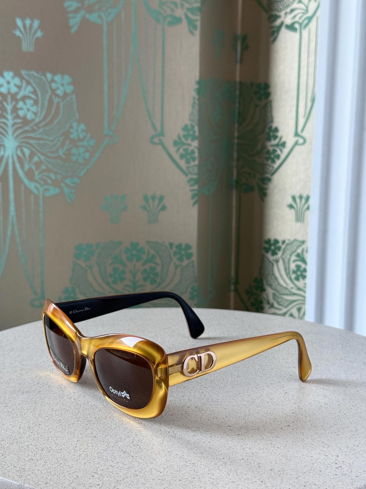 Dior NEW Vintage 1990 Christian Dior 2974 Gold Optyl Sunglasses Size ONE SIZE - 11 Thumbnail