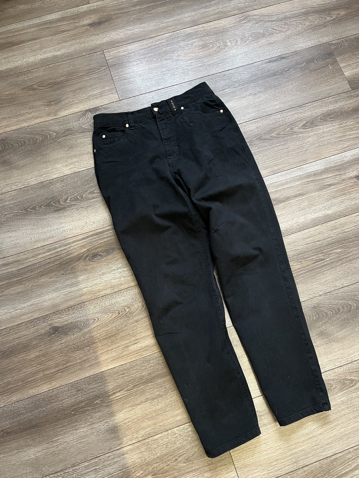 MCM × Vintage Mcm Jeans De Luxe Vintage black Size 33" - 3 Thumbnail