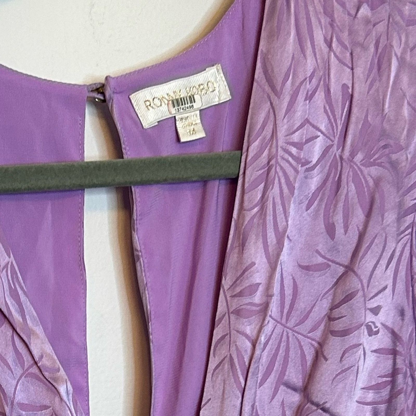 Ronny Kobo Ronny Kobo Ariana Satin Ruched Puff Sleeve Midi Dress Size M / US 6-8 / IT 42-44 - 7 Thumbnail