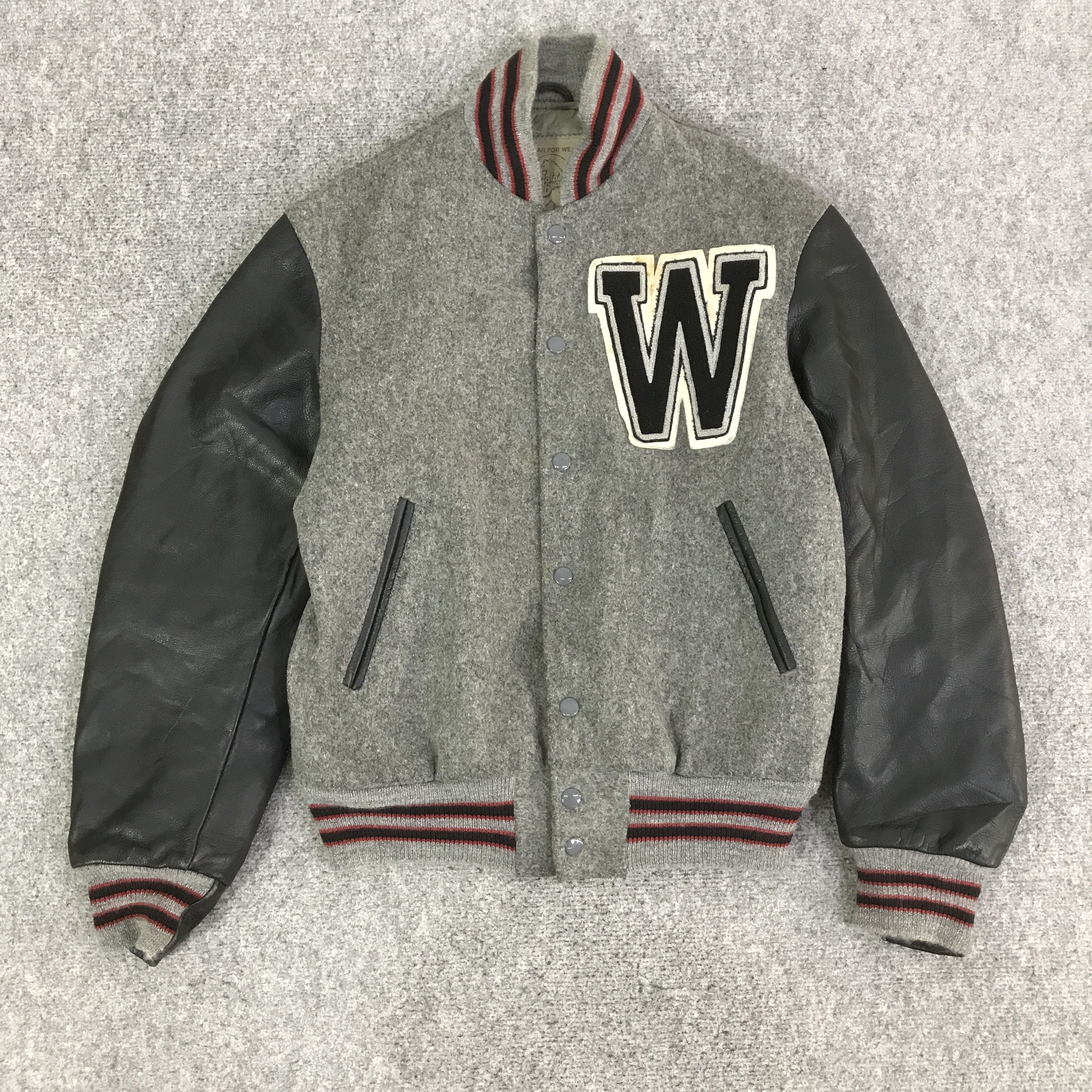 Golden Bear 80s GOLDEN BEAR SNAP BUTTON VARSITY JACKET K124B5 Size US S / EU 44-46 / 1 - 1 Thumbnail