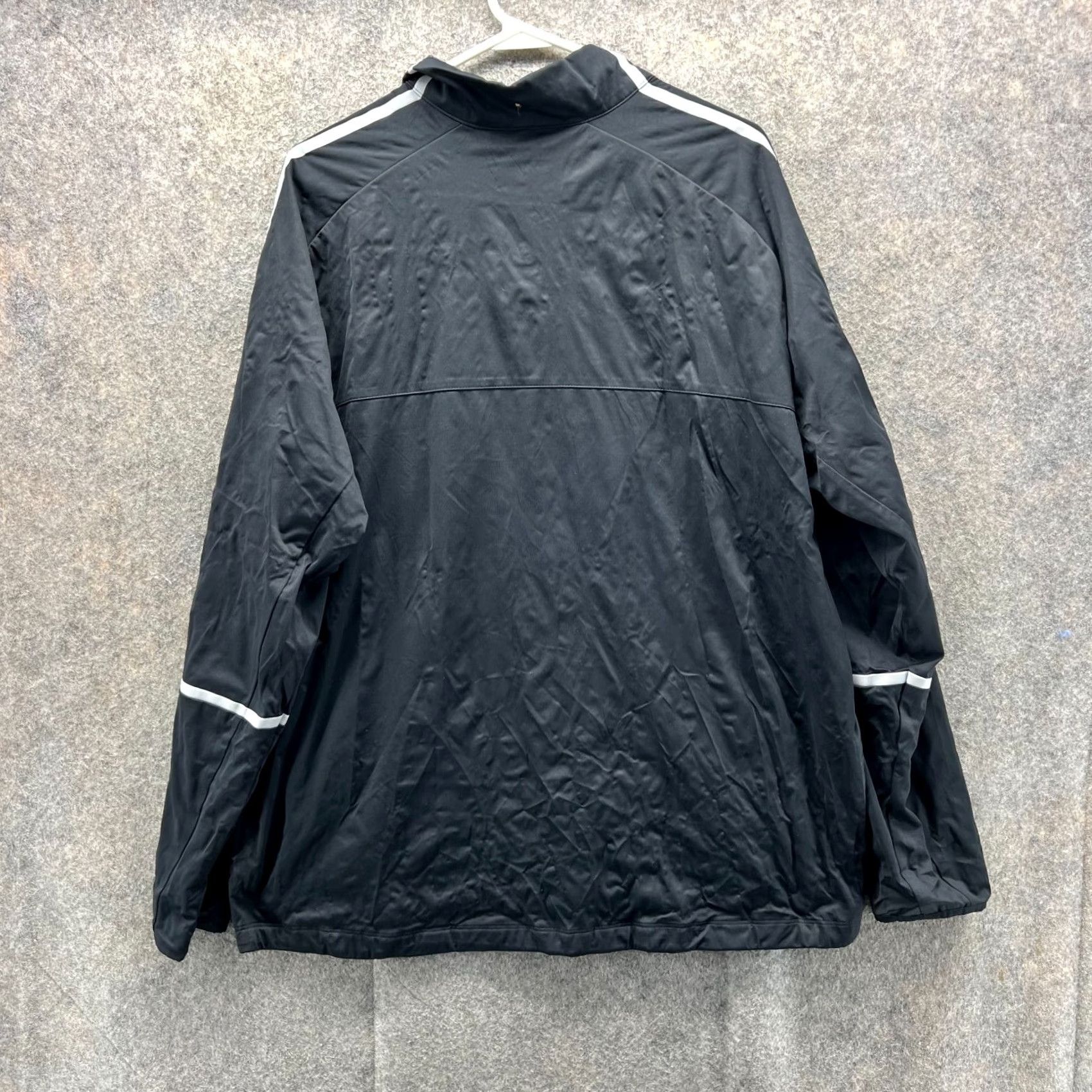 Nike Nike Jacket Men XL Black Windbreaker 1/4 Zip Logo PGA National Palm Beach Golf Windbreaker Jacket, 1/4 Zip, Nike, Black, XL, Men Size US XL / EU 56 / 4 - 3 Thumbnail