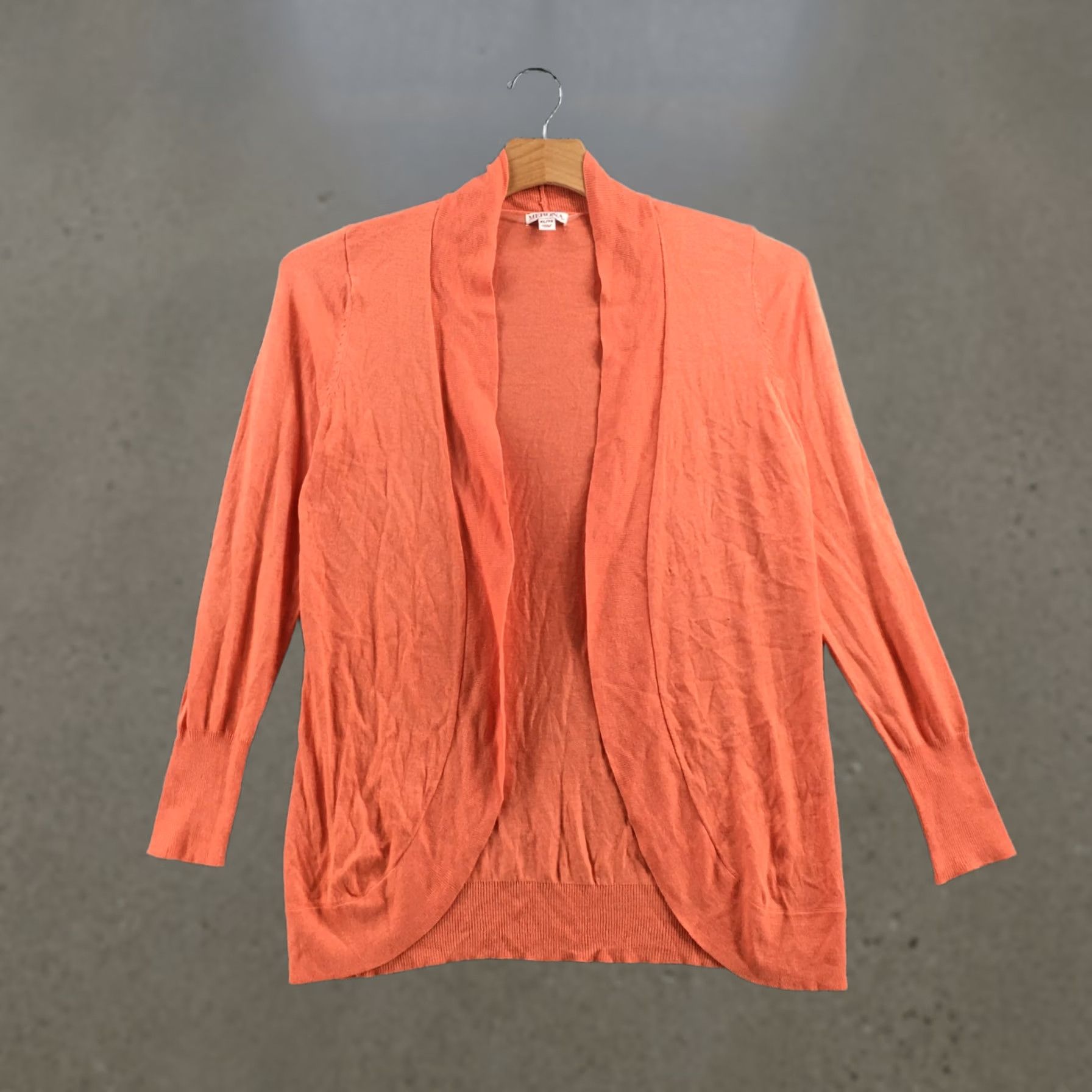 Merona Merona Cardigan Sweater Womens XL Coral Orange Open Front Casual NEW Size XL / US 12-14 / IT 48-50 - 1 Thumbnail