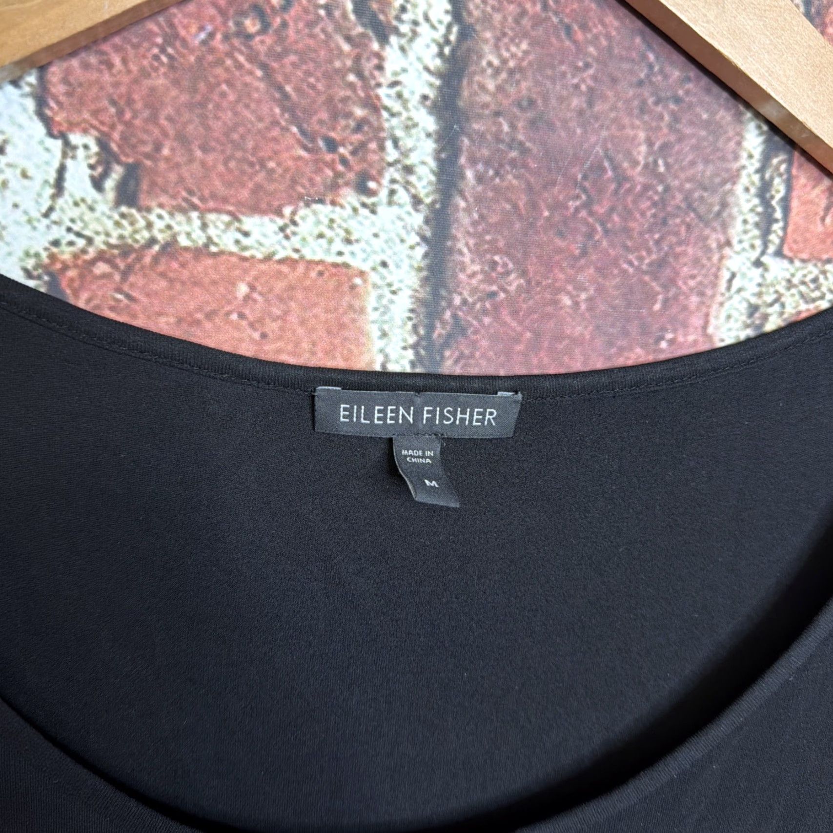 Eileen Fisher Eileen Fisher Silk Tank Top Blouse Black M Sleeveless Casual Size M / US 6-8 / IT 42-44 - 2 Thumbnail