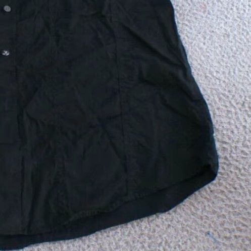 Marcs Marc Ecko Shirt Men's Large Black Short Sleeve Button Up Collared Pockets Size US L / EU 52-54 / 3 - 6 Thumbnail