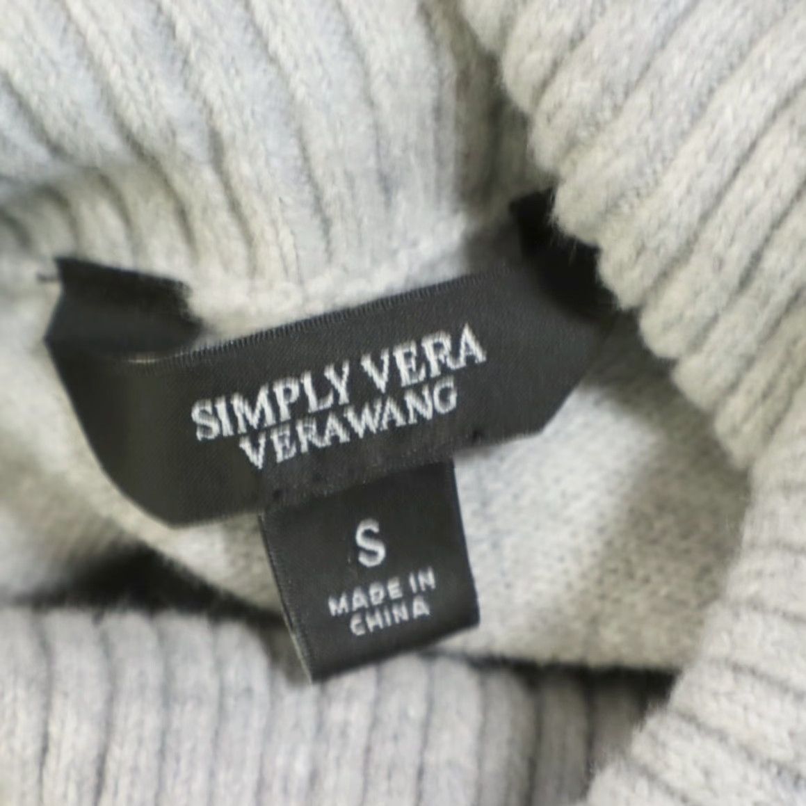 Vintage Simply Vera Turtleneck Stretch Solid Long Sleeve Shirt Gray Women's S Size S / US 4 / IT 40 - 6 Thumbnail