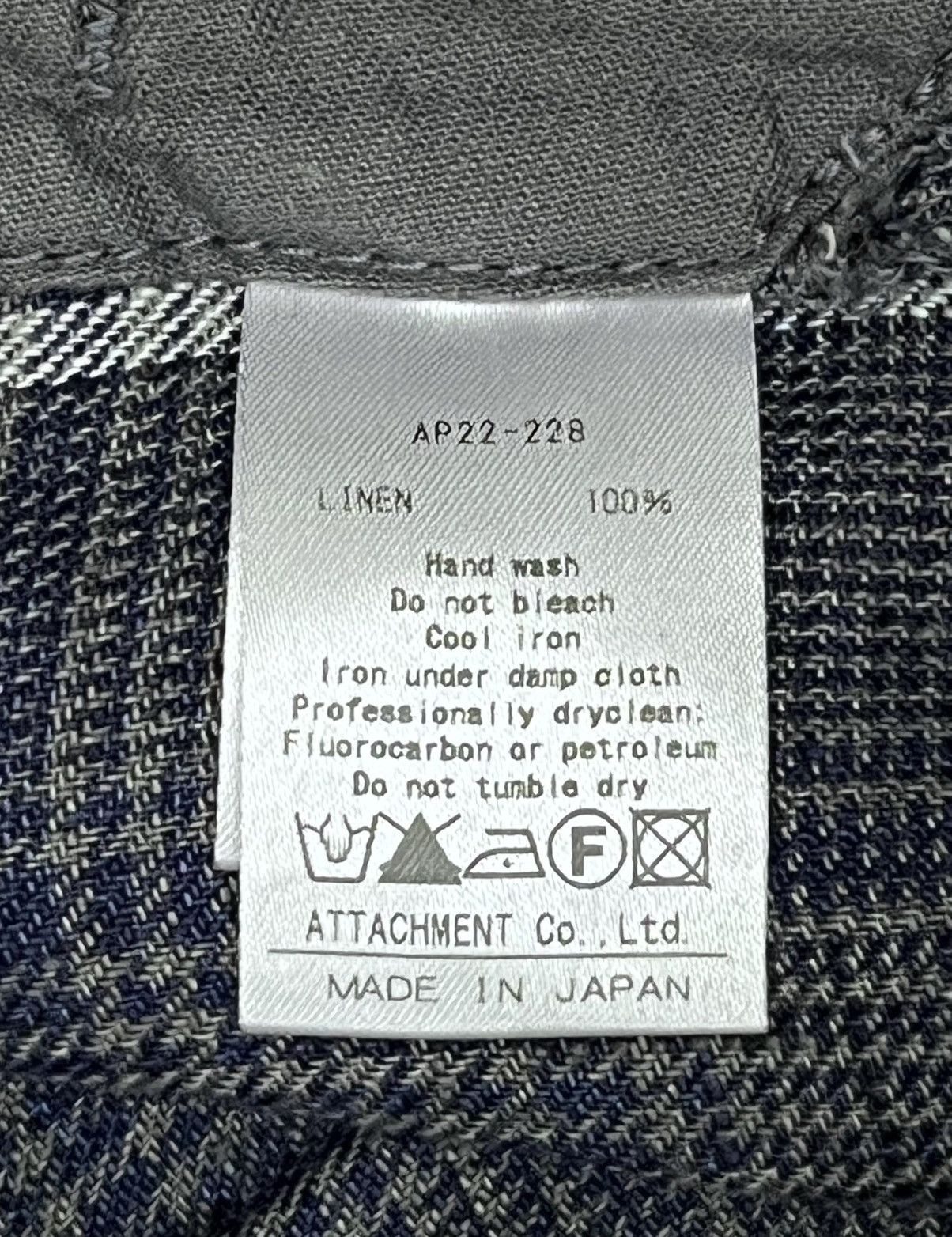 Attachment Vintage Attachment Linen Plaid Cropped 3 Quarter Pants Japan Size US 30 / EU 46 - 7 Thumbnail