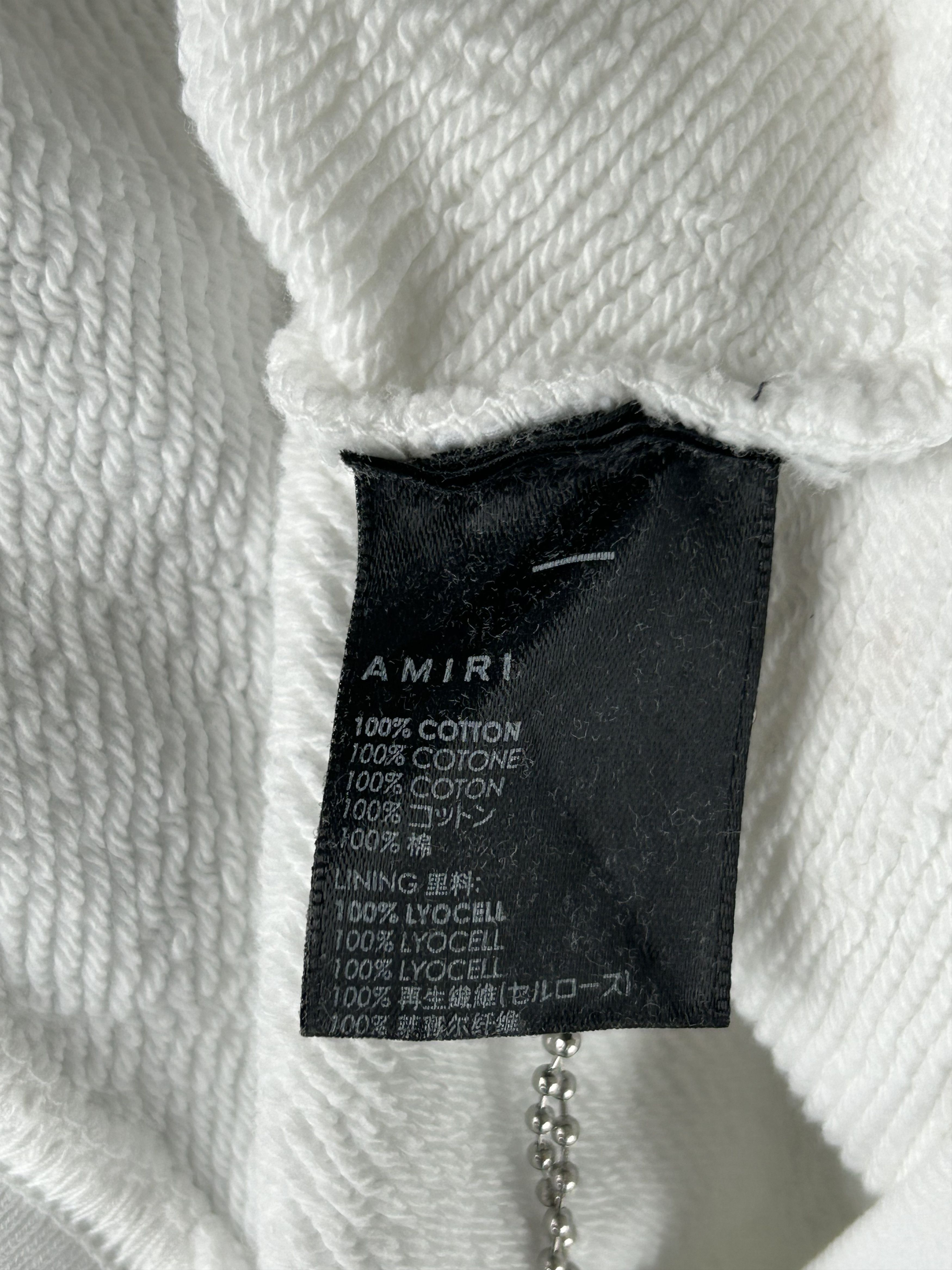 Amiri Amiri White & Black Arts District Logo Hoodie Size US XXL / EU 58 / 5 - 4 Thumbnail