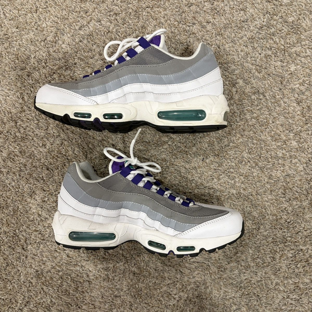 Nike 2018 Nike Air Max 95 Grape Men’s Size 8.5 Womens 10 Size US 8.5 / EU 41-42 - 7 Thumbnail
