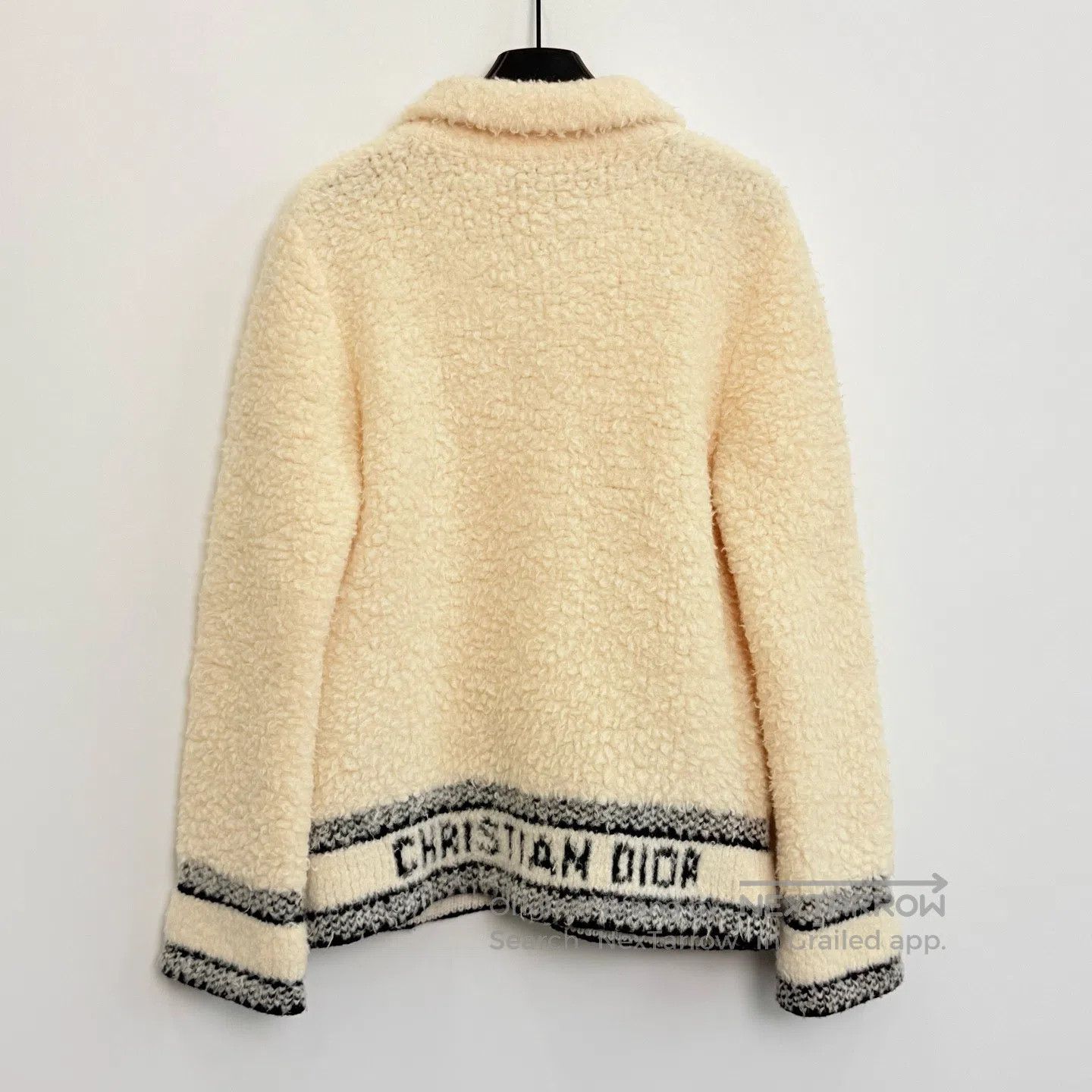 Dior Dior Wool Blend Knitted Pattern Collar Single Breasted Lon Size M / US 6-8 / IT 42-44 - 3 Thumbnail