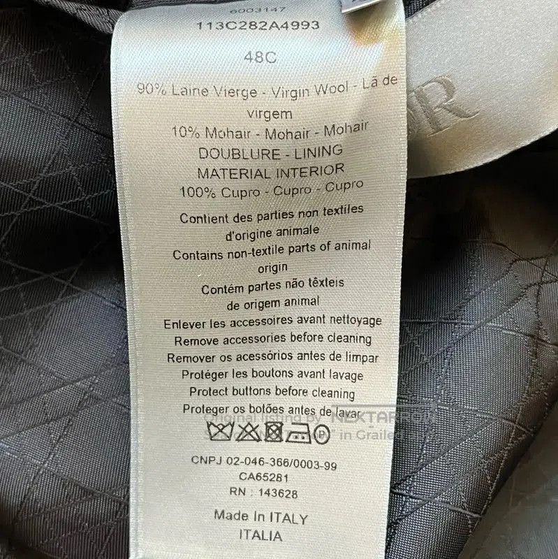 Other Dior Black Wool Men's Outerwear Jacket . Size US L / EU 52-54 / 3 - 5 Thumbnail