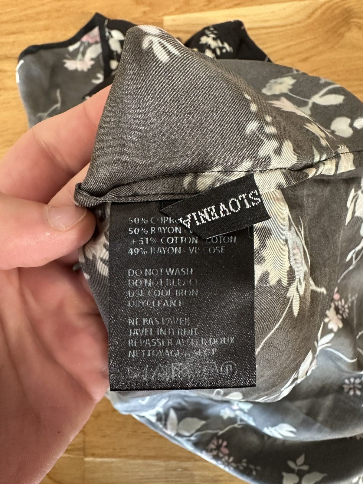 Haider Ackermann Black Floral Shirt Size US M / EU 48-50 / 2 - 4 Thumbnail